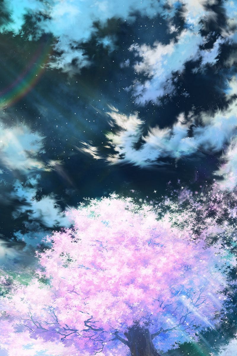 Pink Anime Sky Wallpapers Top Free Pink Anime Sky Backgrounds