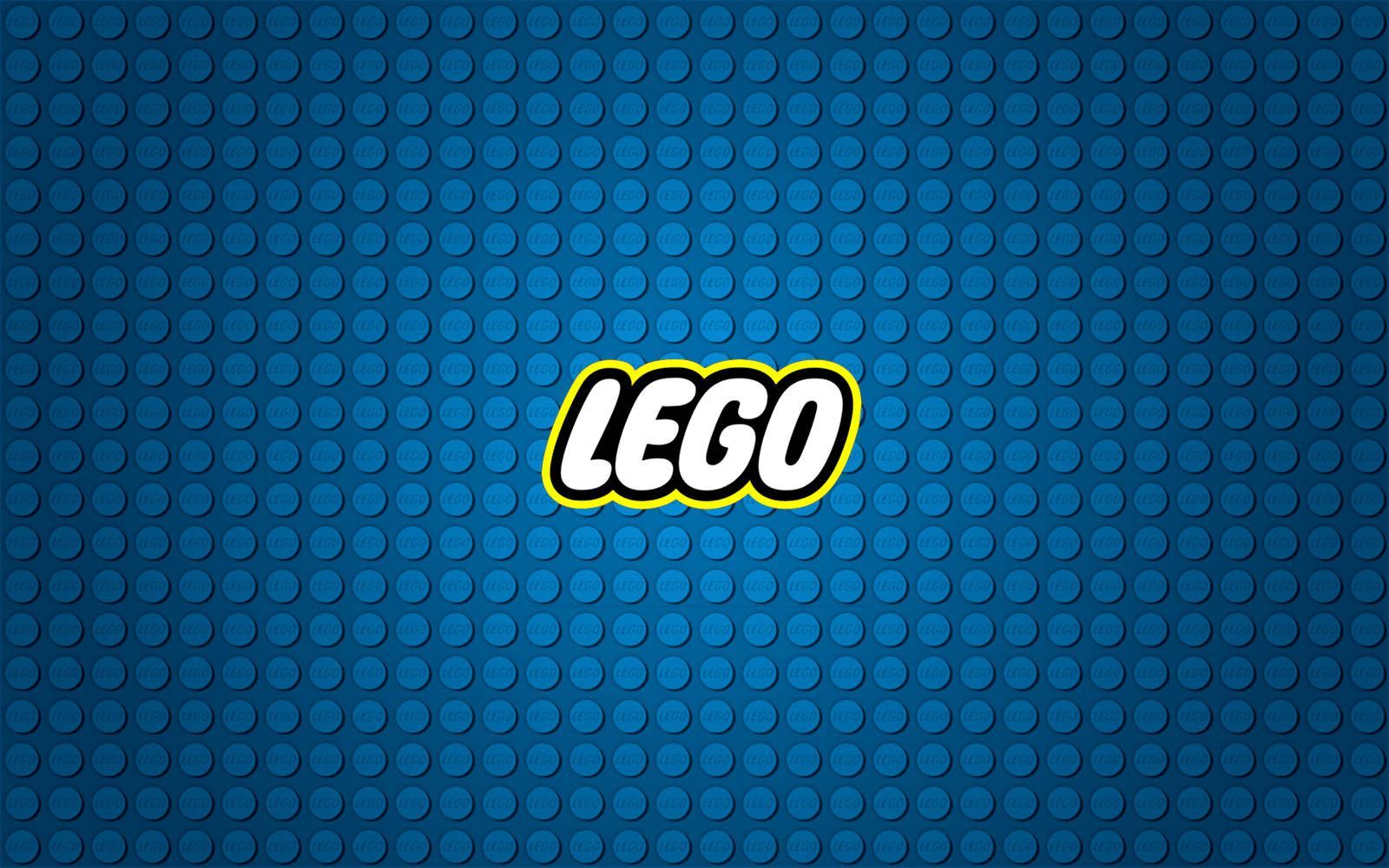 1600x1000 Download 4K LEGO Blue Logo Wallpaper