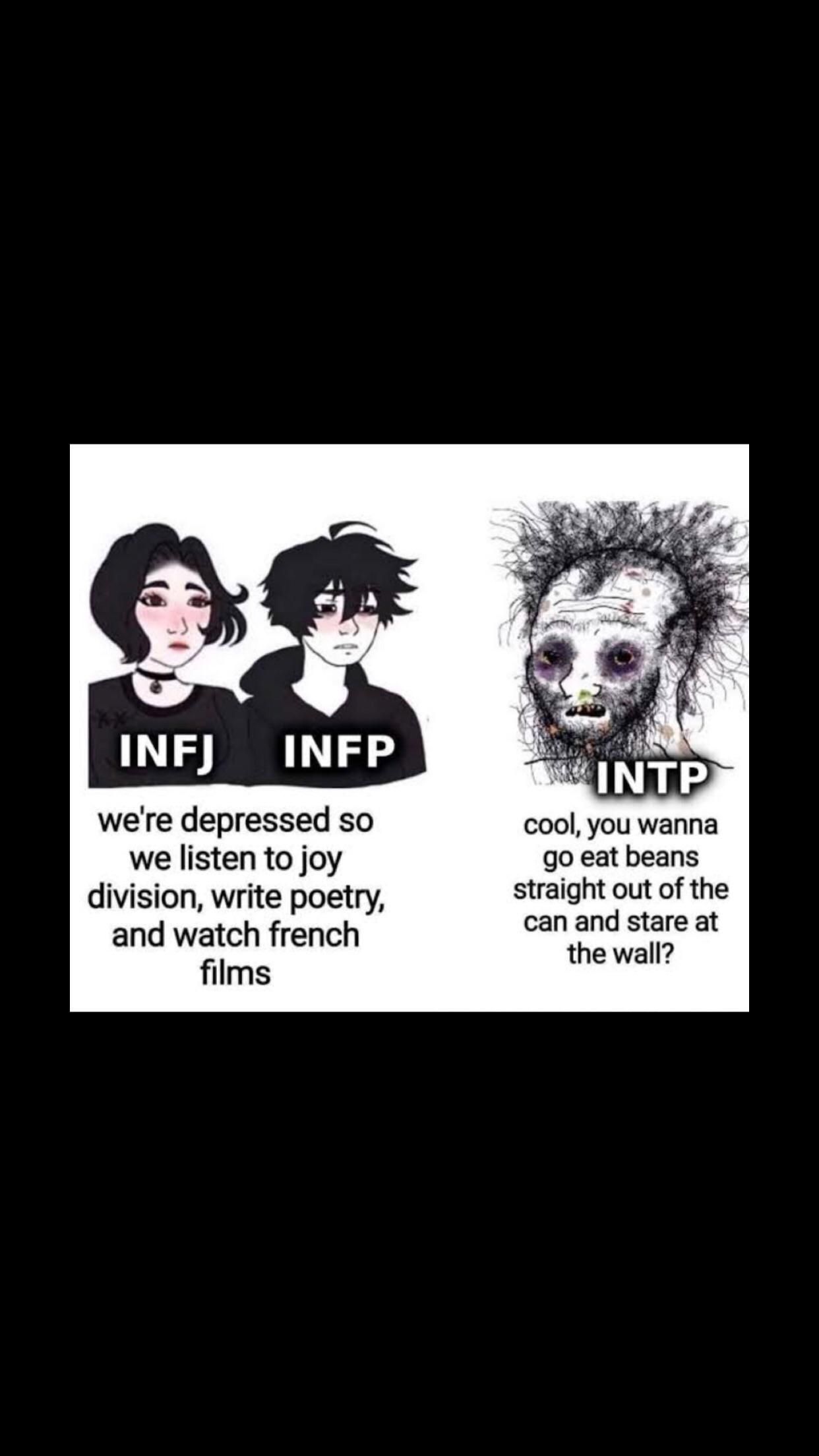 1242x2208 MBTI Memes #FicaEmCasaστο X: #INFJ #INFP #INTP / X