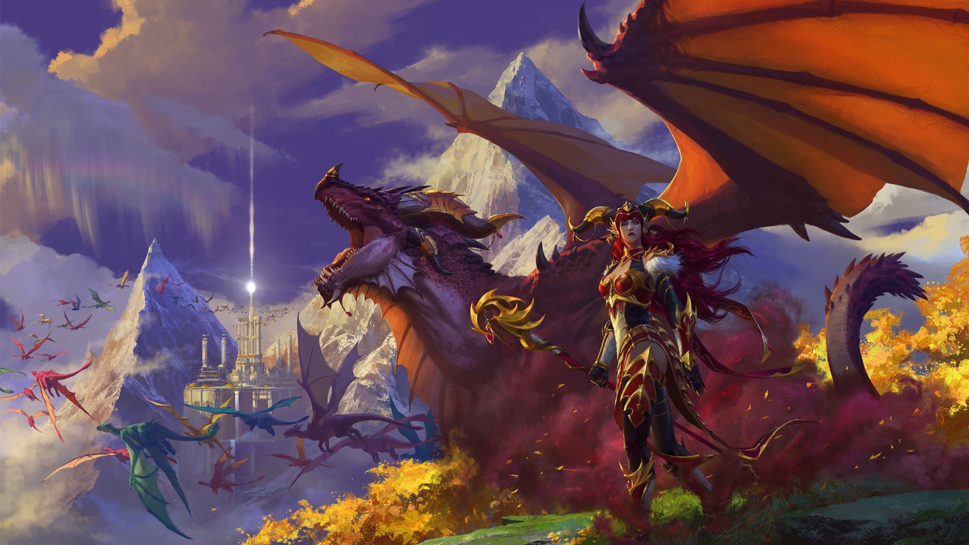 1920x1080 World of Warcraft on X: Harness the power. Download the #Dragonflight wallpaper