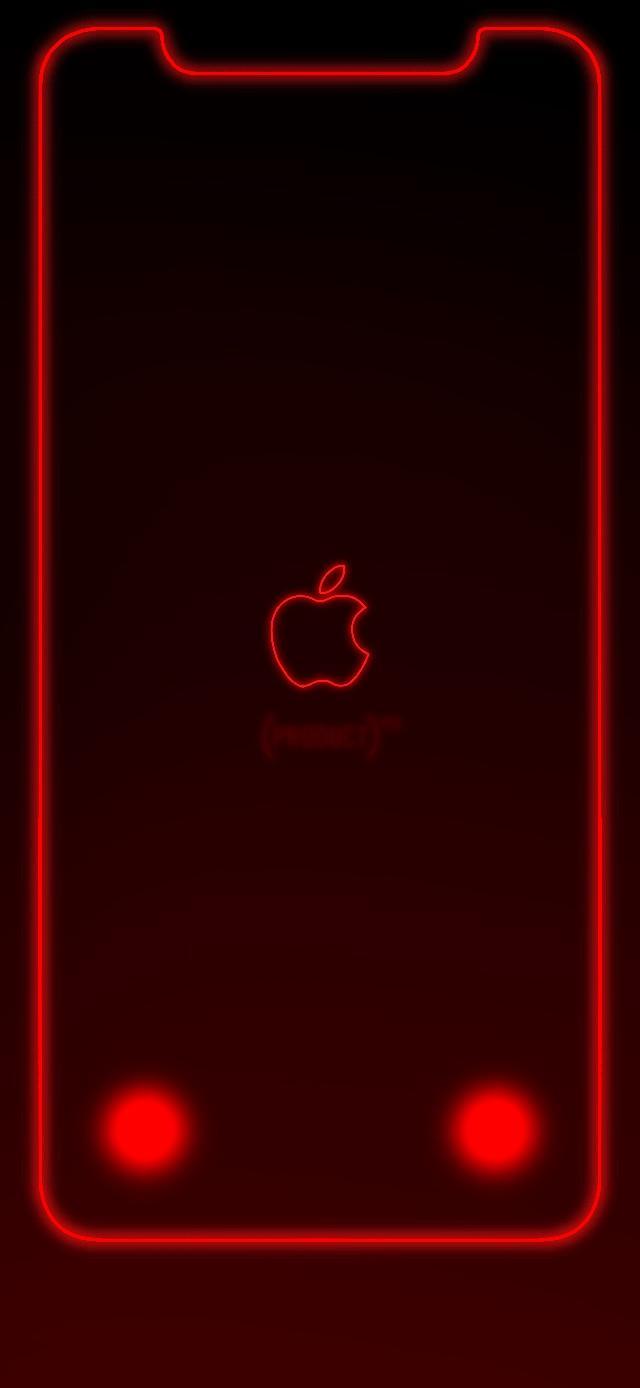640x1388 Sản phẩm iPhone XR tùy chỉnh Hình nền màu đỏ mà tôi đã đánh lên: iWallpaper