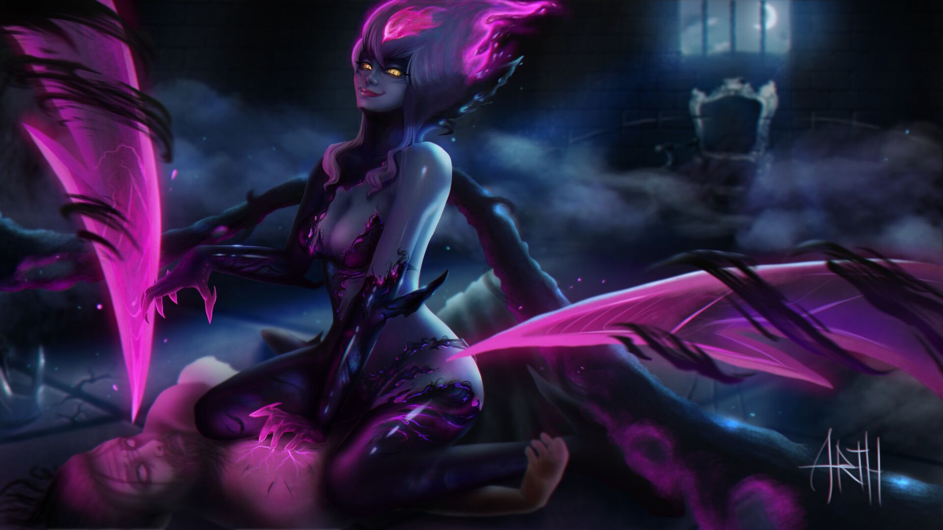 1920x1080 Evelynn Fanart from League of Legends