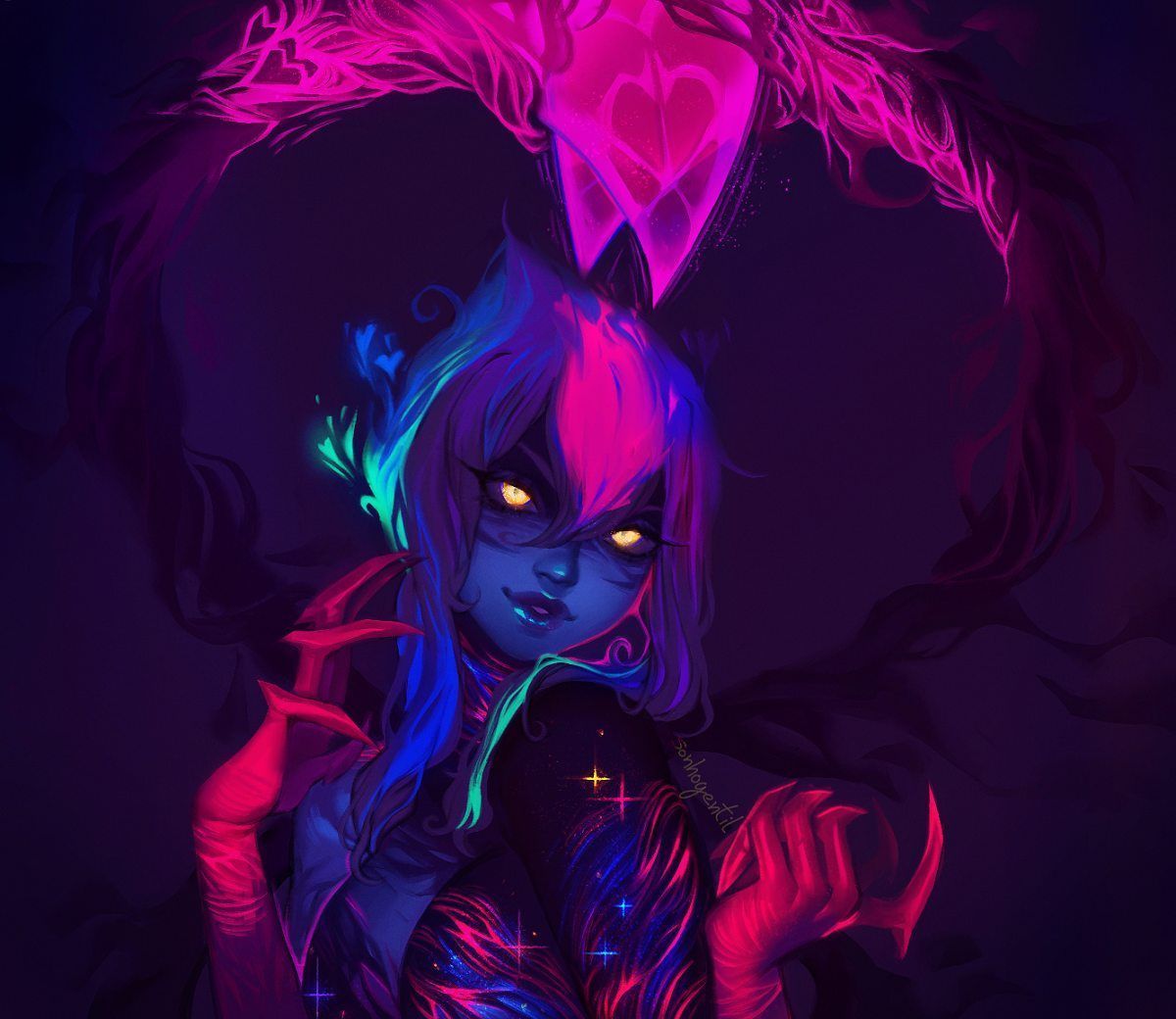 1200x1040 Evelynn by sonhogentil HD Wallpaper Background Fan Art Artwork League of Legends lol. Lol league of legends, Jinx league of legends, League of legends video