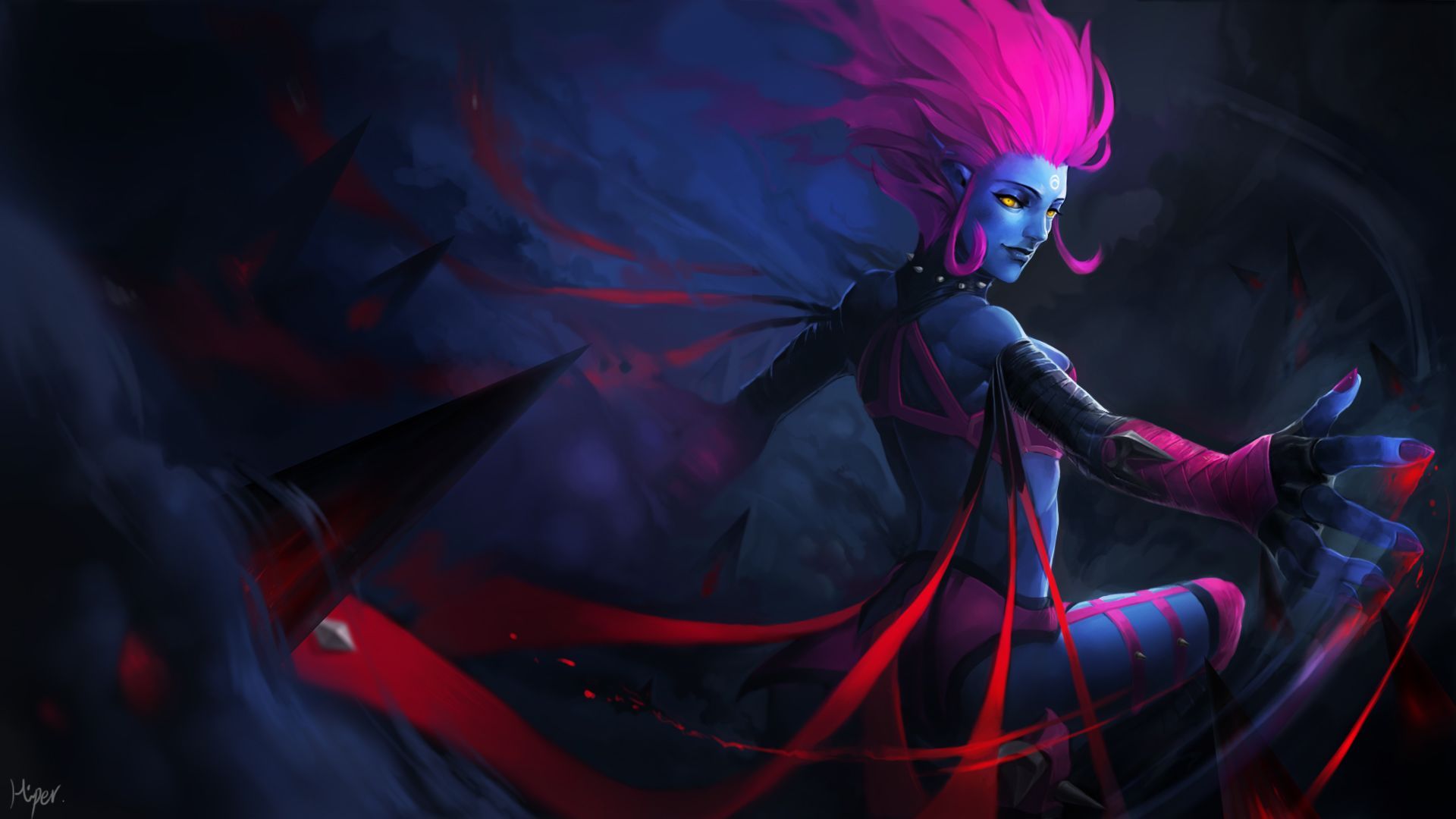 1920x1080 Photo LOL Evelynn Fantasy vdeo game 1920x1080
