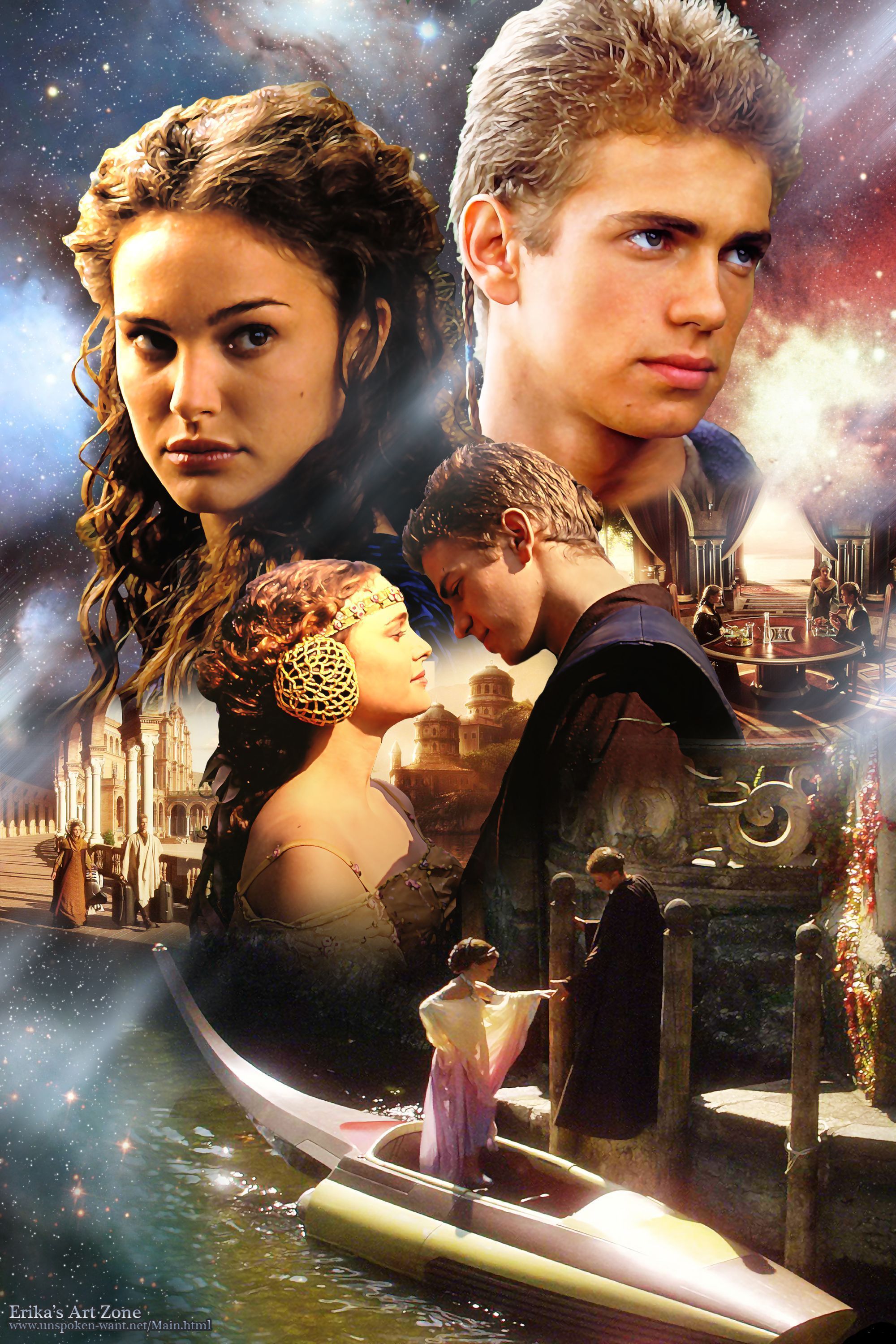 2000x3000 Padme Amidala And Anakin Skywalker Wallpaper