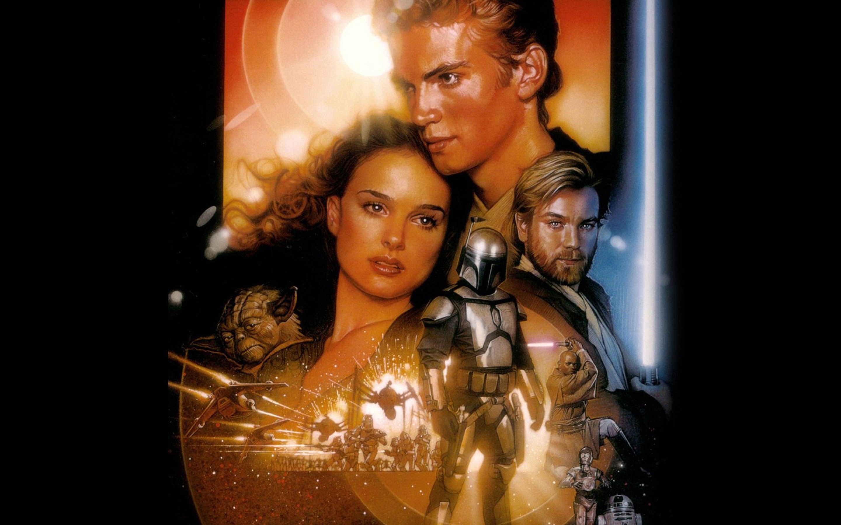 2880x1800 R2 D2 C 3PO Mace Windu Jango Fett Yoda