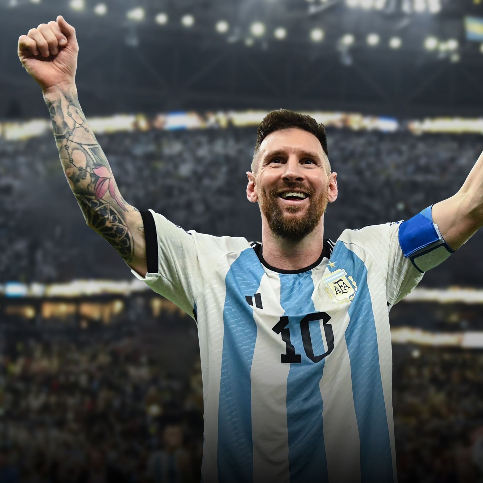 2048x2048 eFootball 2024 Wallpaper 4K, Lionel Messi, 2023 Games