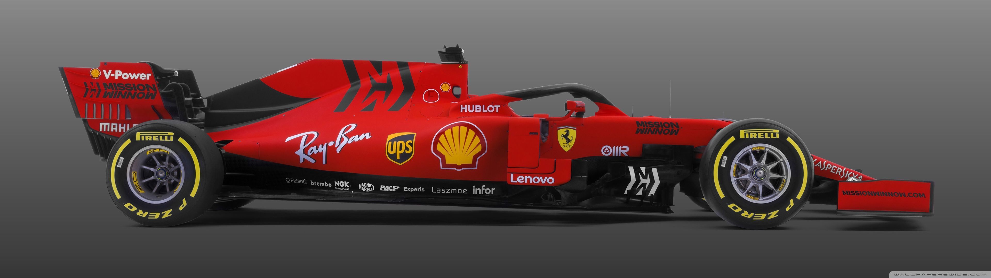 3840x1080 Ferrari F1 2019 Ultra HD Desktop Background Wallpaper for : Multi Display, Dual & Triple Monitor : Tablet