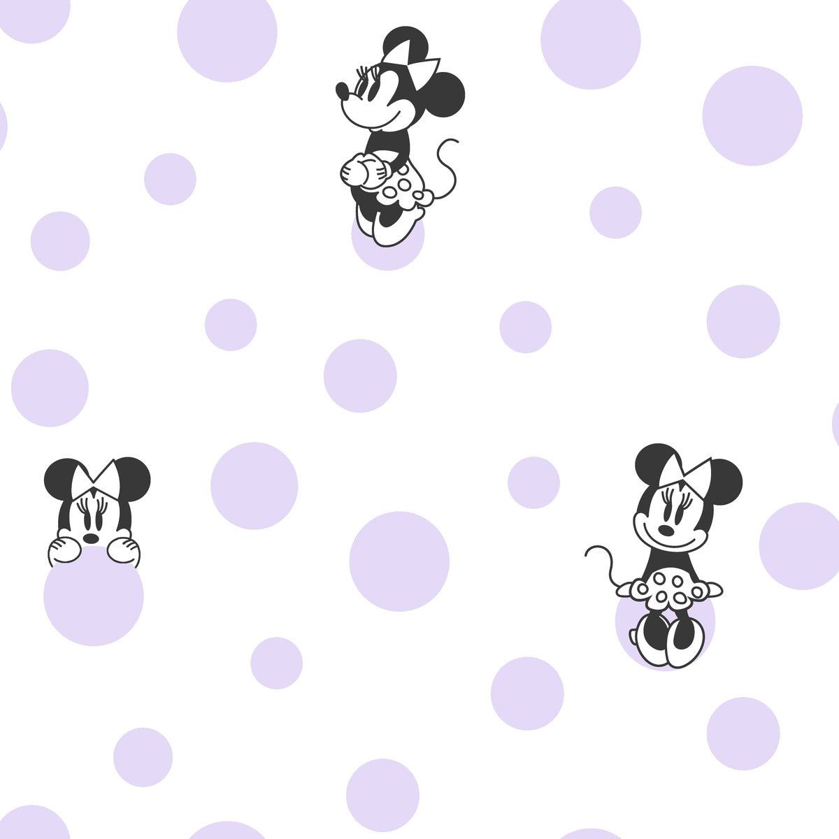 1200x1200 Disney Kids Vol. 4 Minnie Mouse Dots Wallpaper