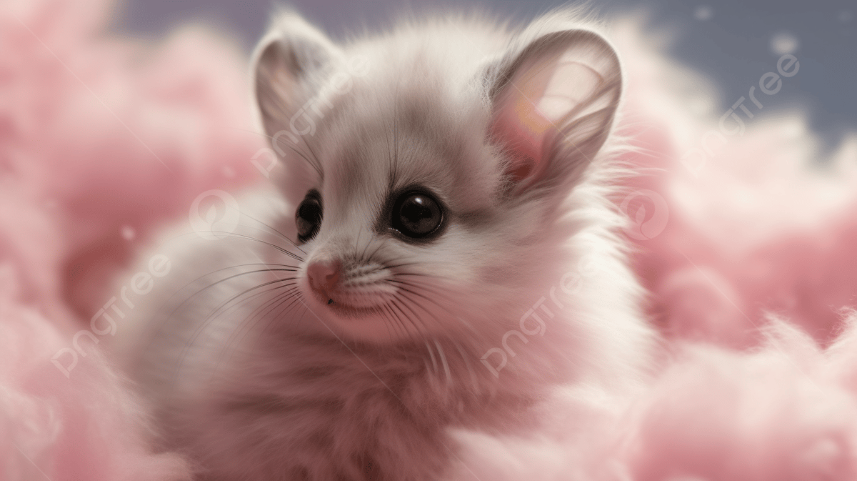 1200x673 Cute Mice Wallpaper Desktop Wallpaper Baby Background, American Ringtail, Pink Fur, Cotton Candy Clouds Background Image And Wallpaper for Free Download