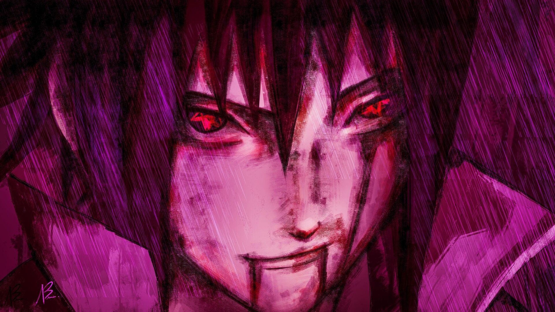 1920x1080 Uchiha Sasuke Fan Art