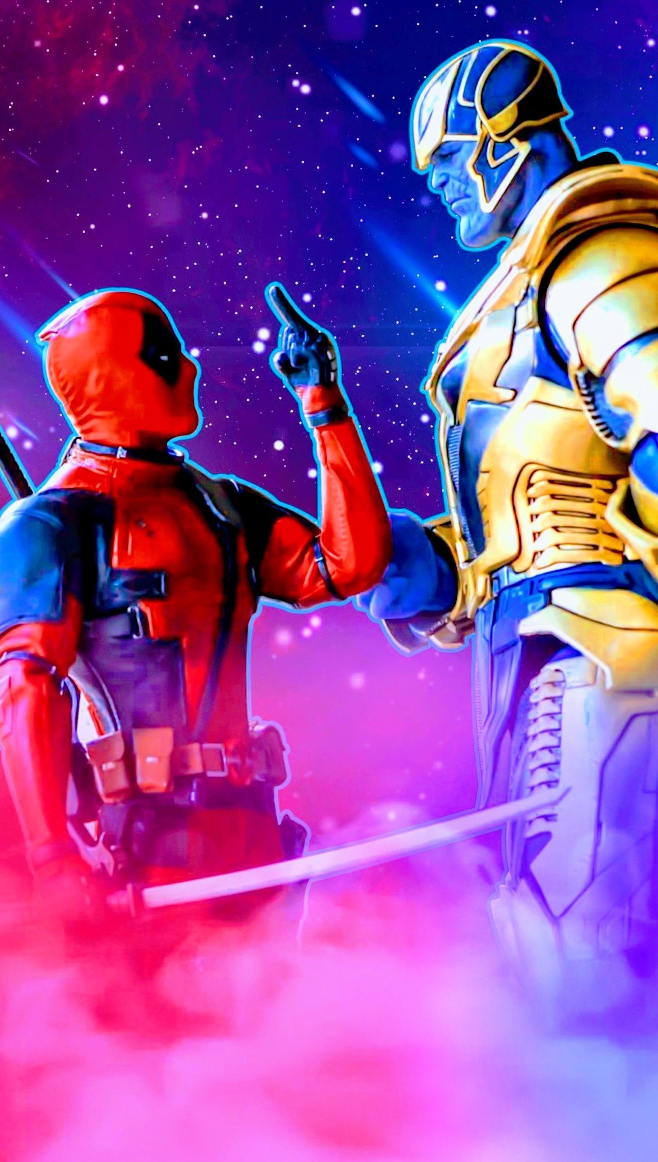 1321x2332 Deadpool Vs. Thanos. Deadpool wallpaper, Deadpool live wallpaper, Deadpool