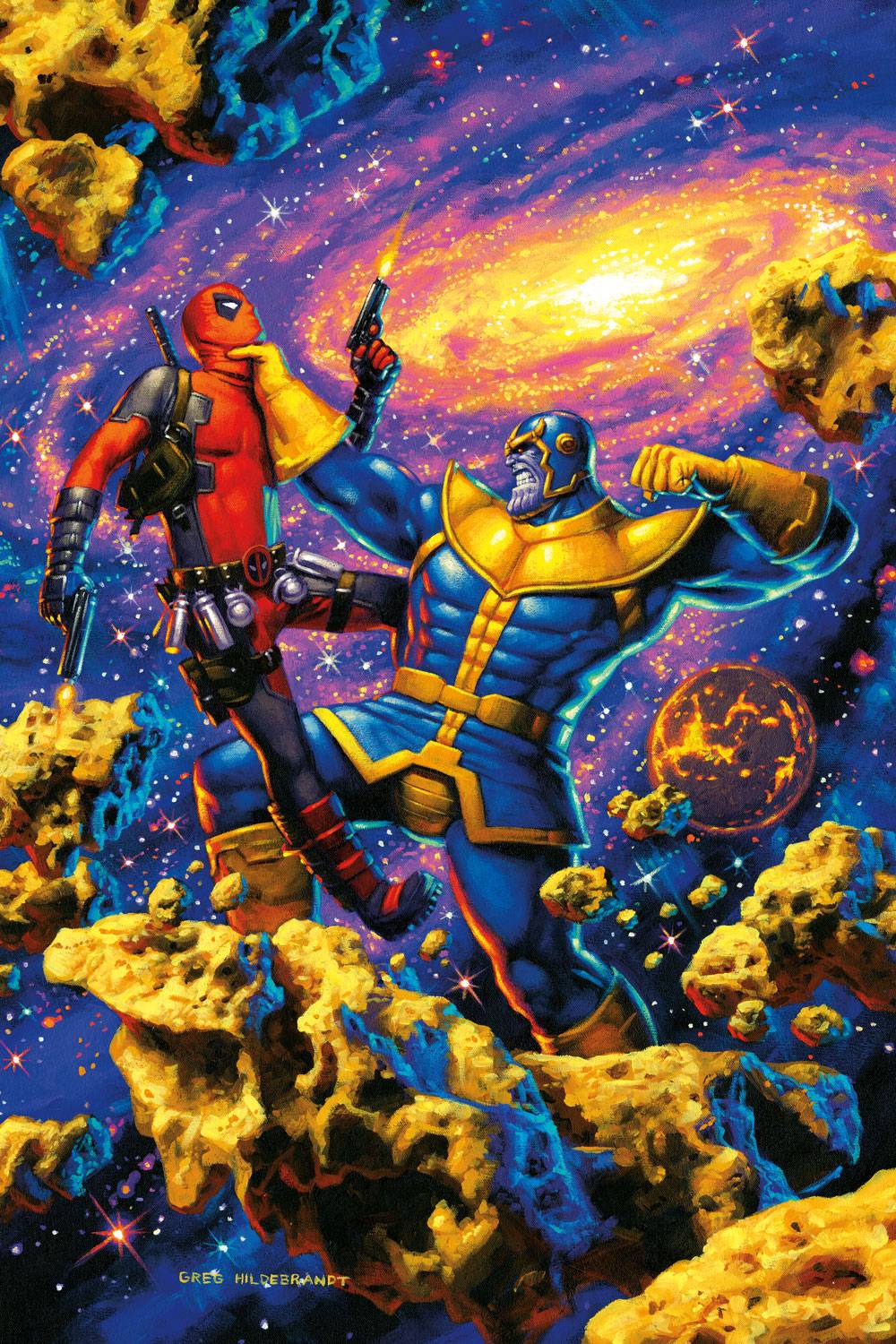 1000x1500 Deadpool Vs Thanos Hildebrandt Variant (Of 4)