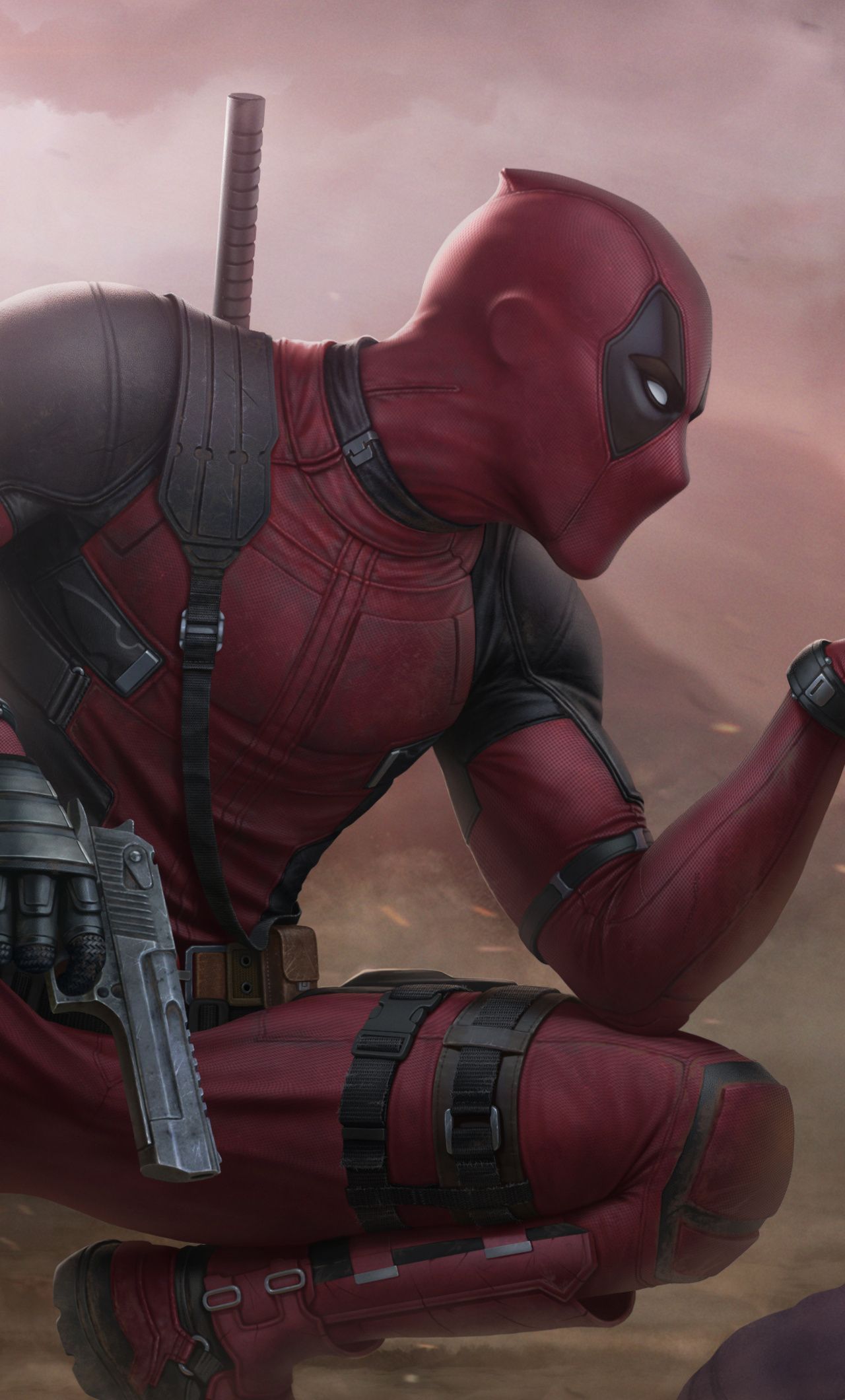 1280x2120 Deadpool Vs Thanos 4k iPhone HD 4k Wallpaper, Image, Background, Photo and Picture