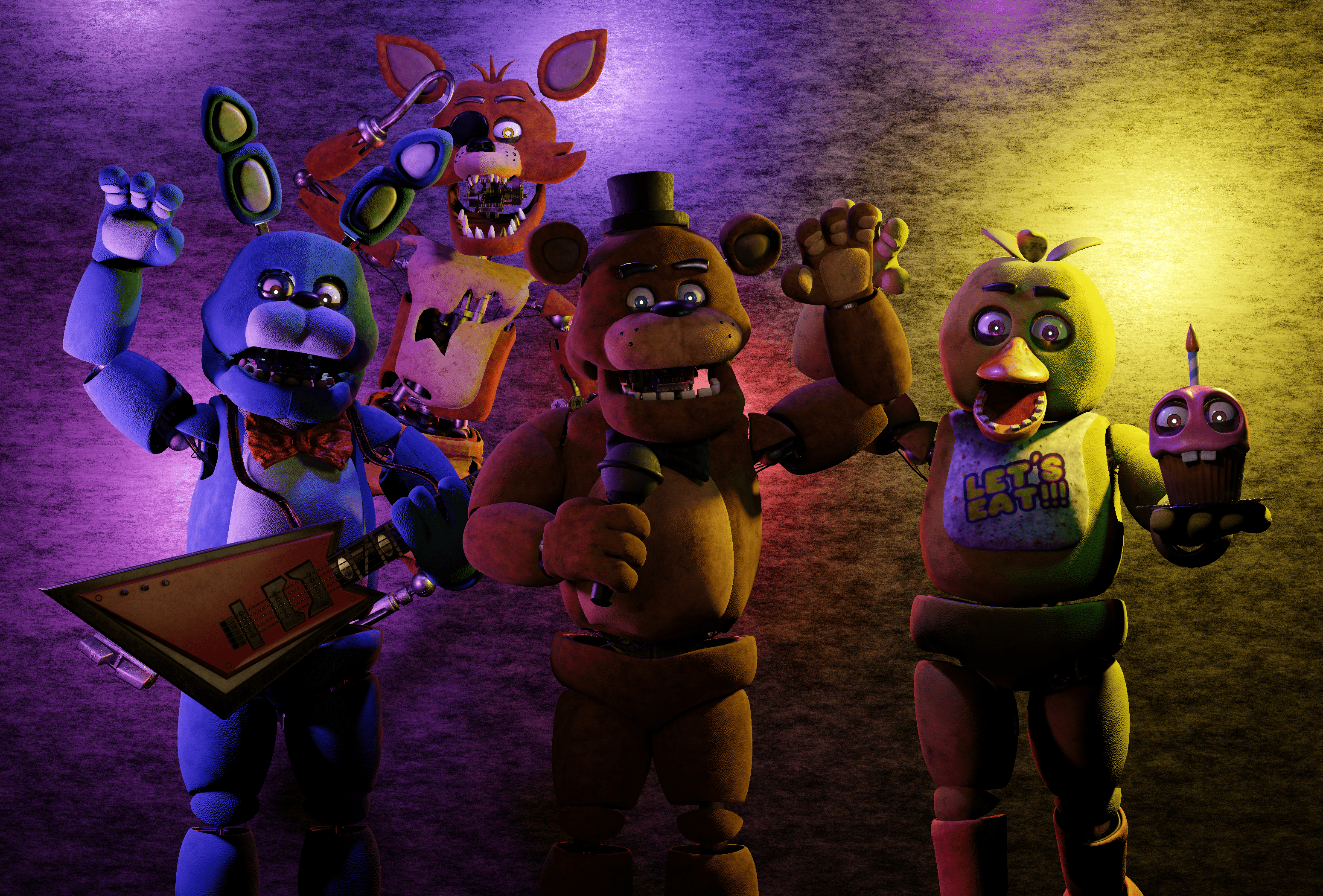 All FNAF characters, anime, bts, HD phone wallpaper