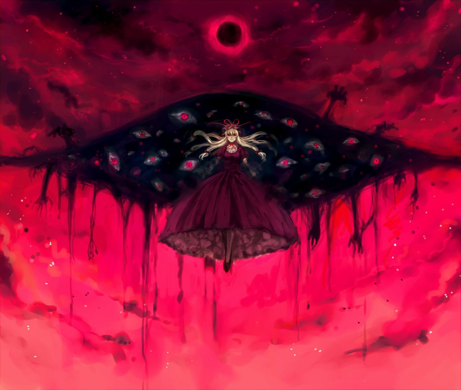 1500x1268 Touhou Project- Yukari Yakumo artwork by Minase (mmakina). Yakumo, Anime image, Light in the dark