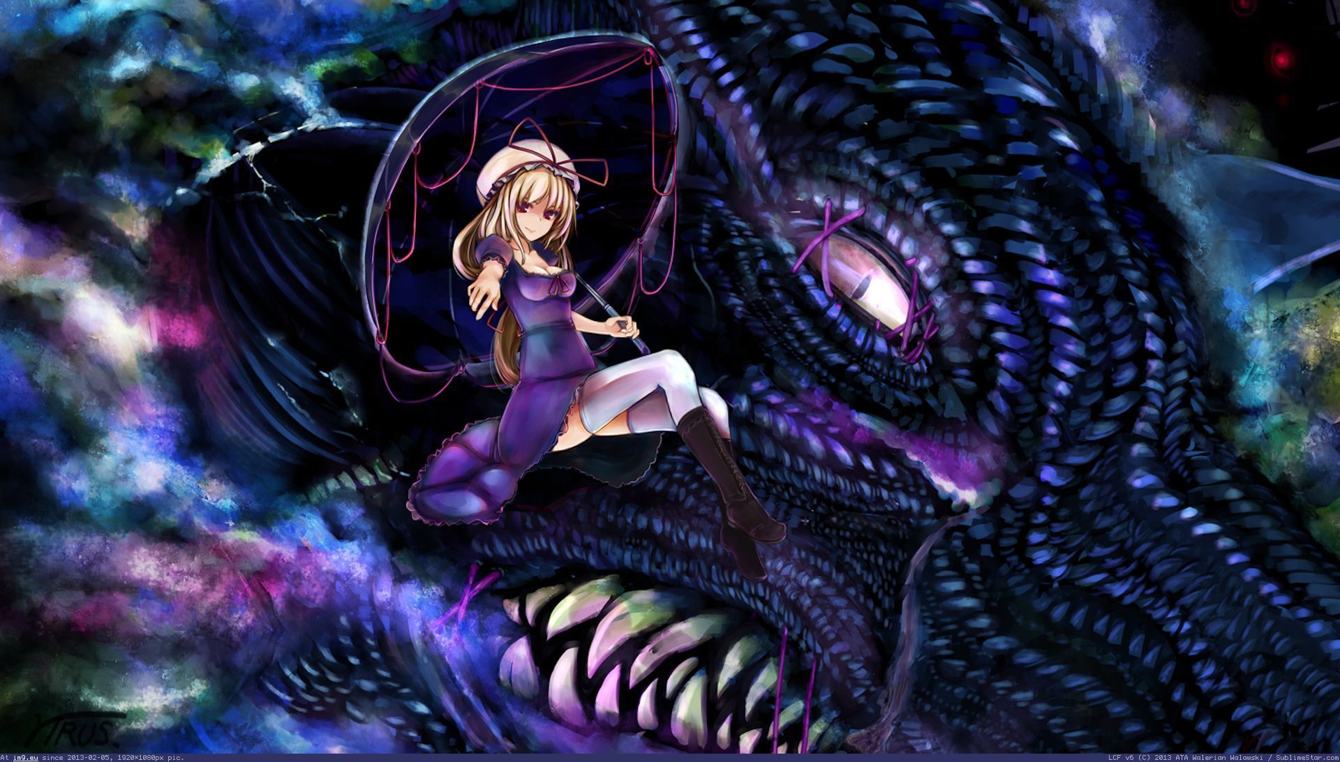 1920x1092 Pic. #Wallpaper #Anime #Yakumo #Yukari x1080 #Touhou, 312837B