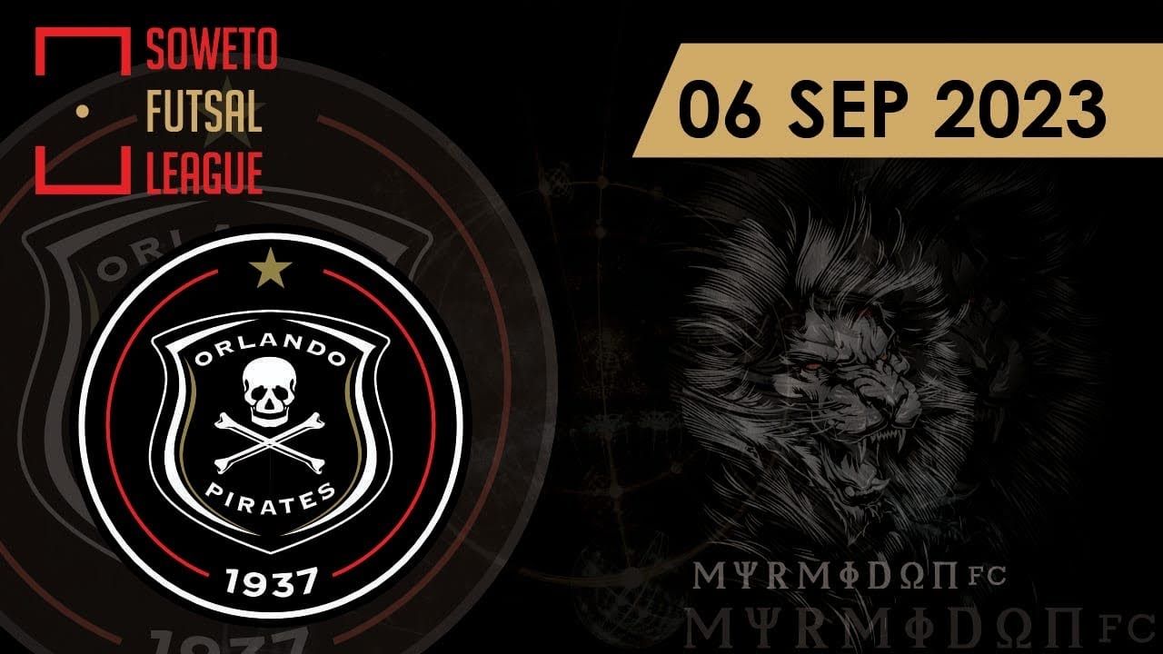 1280x720 Second Half: Orlando Pirates Fives (Red) vs Myrimidon FC (Black)
