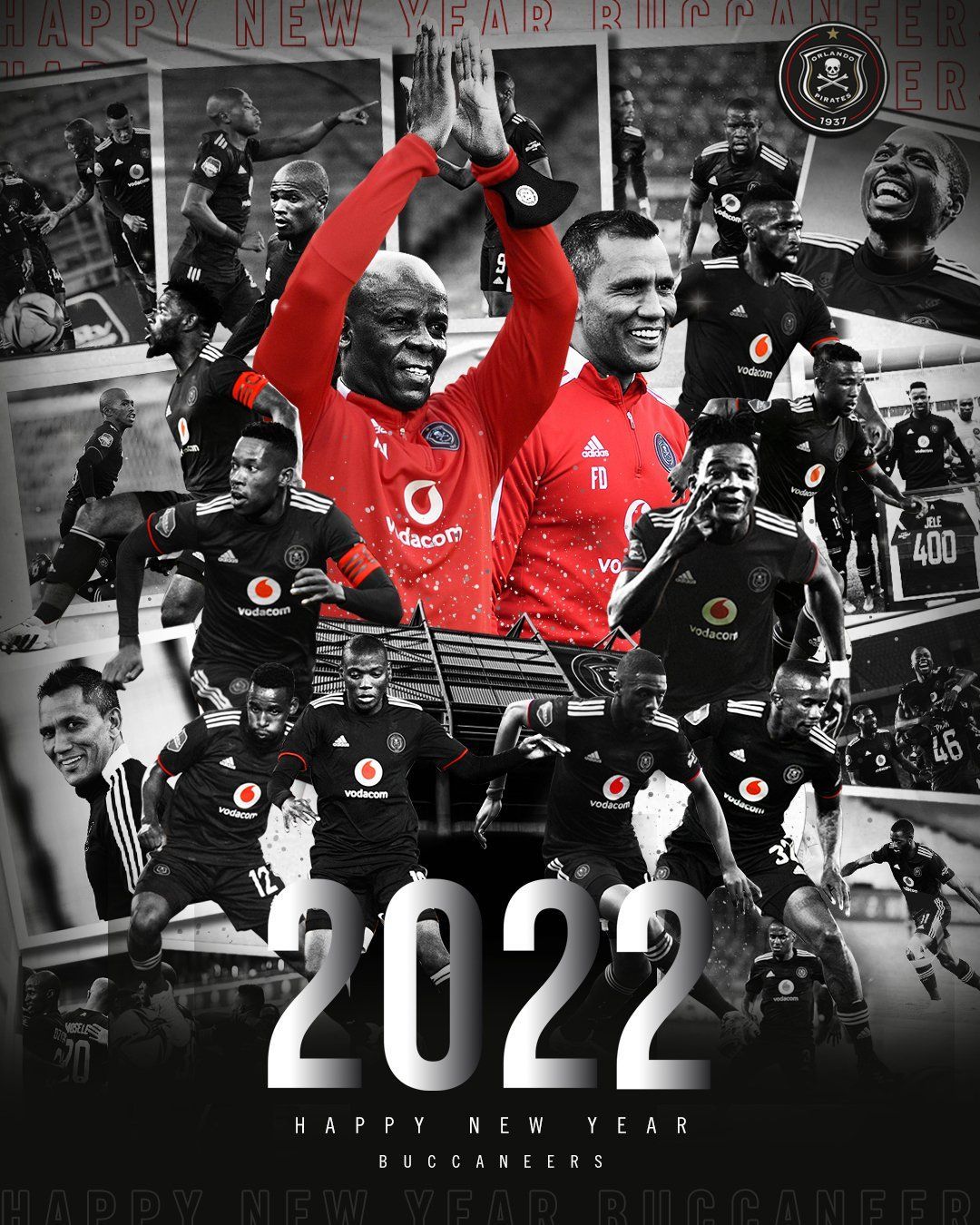 1080x1350 Orlando Pirates on X: ☠️ Happy New Year, #Buccaneers! ⚫️⚪️