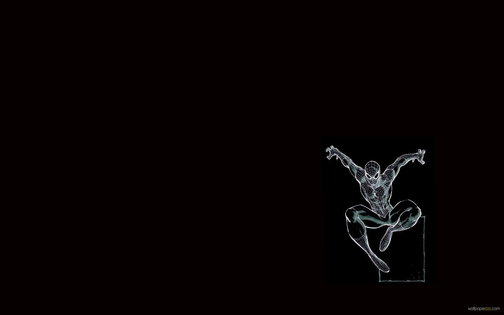 1680x1050 Black Line Art Wallpaper