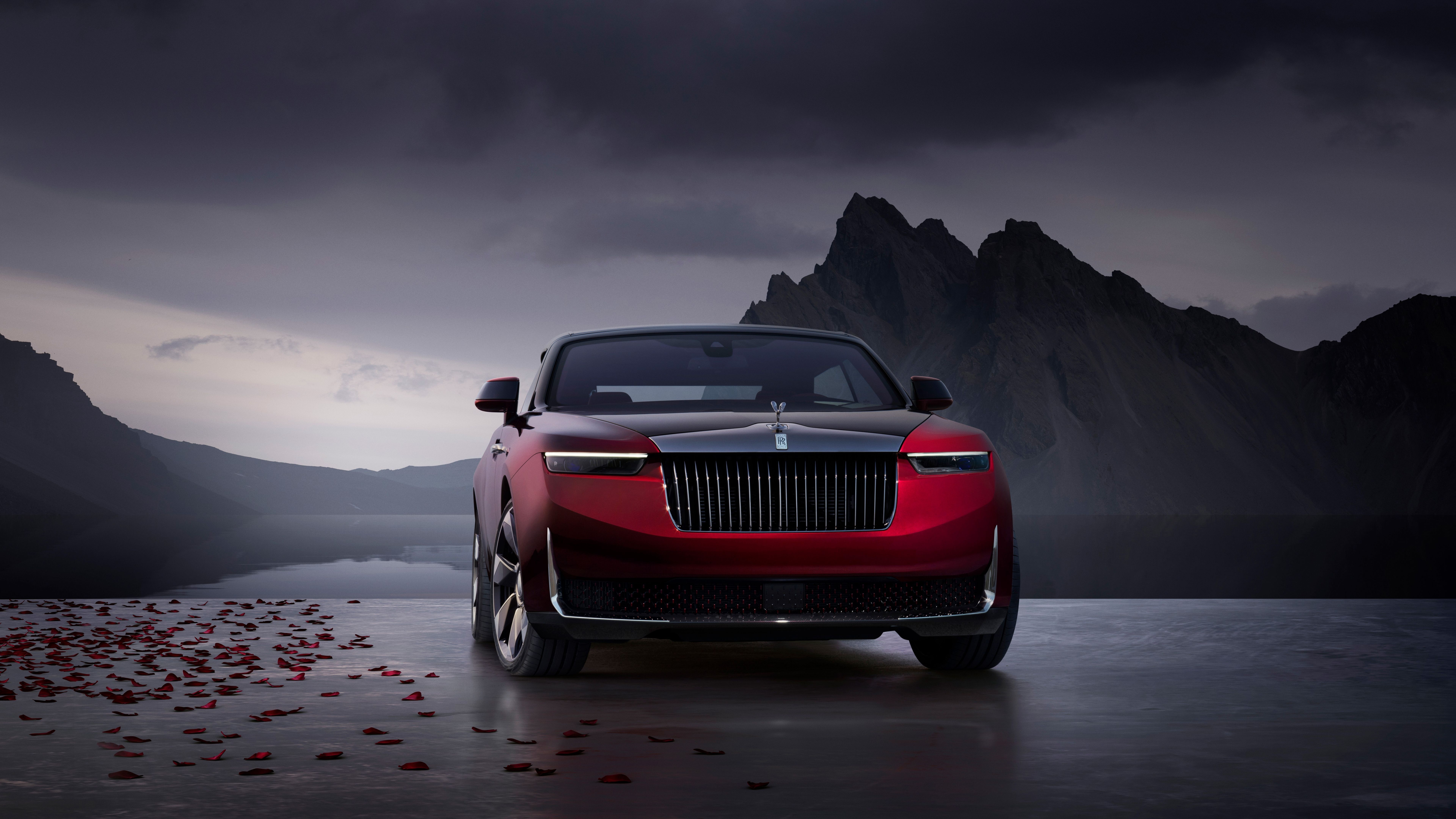 7680x4320 Download Wallpaper 7680x4320 Rolls Royce La Rose Noire Droptail, Luxury Car, 2023 8k Wallpaper, 7680x4320 8k Background, 29923