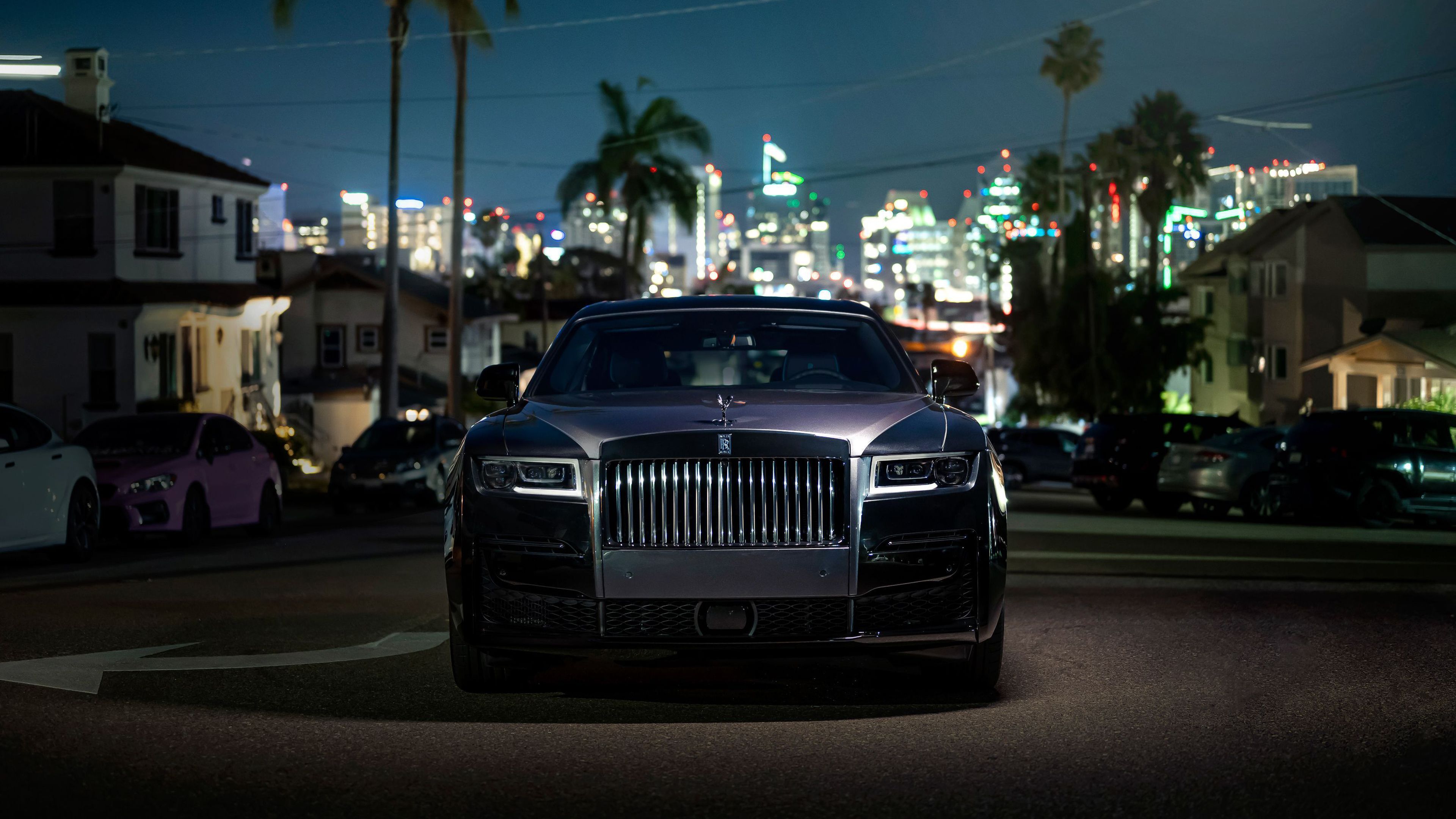 3840x2160 Rolls Royce Black Badge Ghost 4K 4 Wallpaper Car Wallpaper