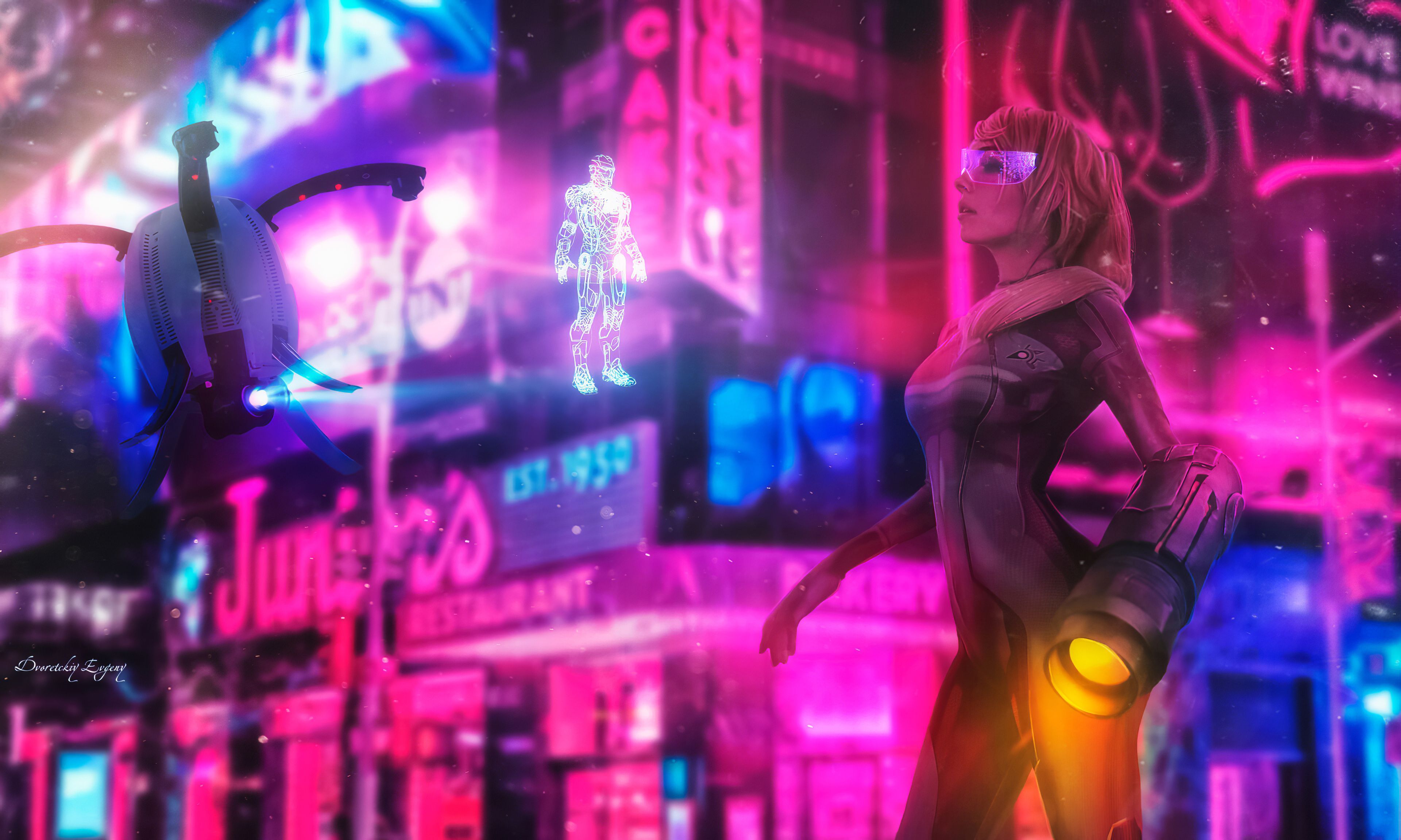 3840x2304 Cyberpunk Evgeny 4k, HD Artist, 4k Wallpaper, Image, Background, Photo and Picture