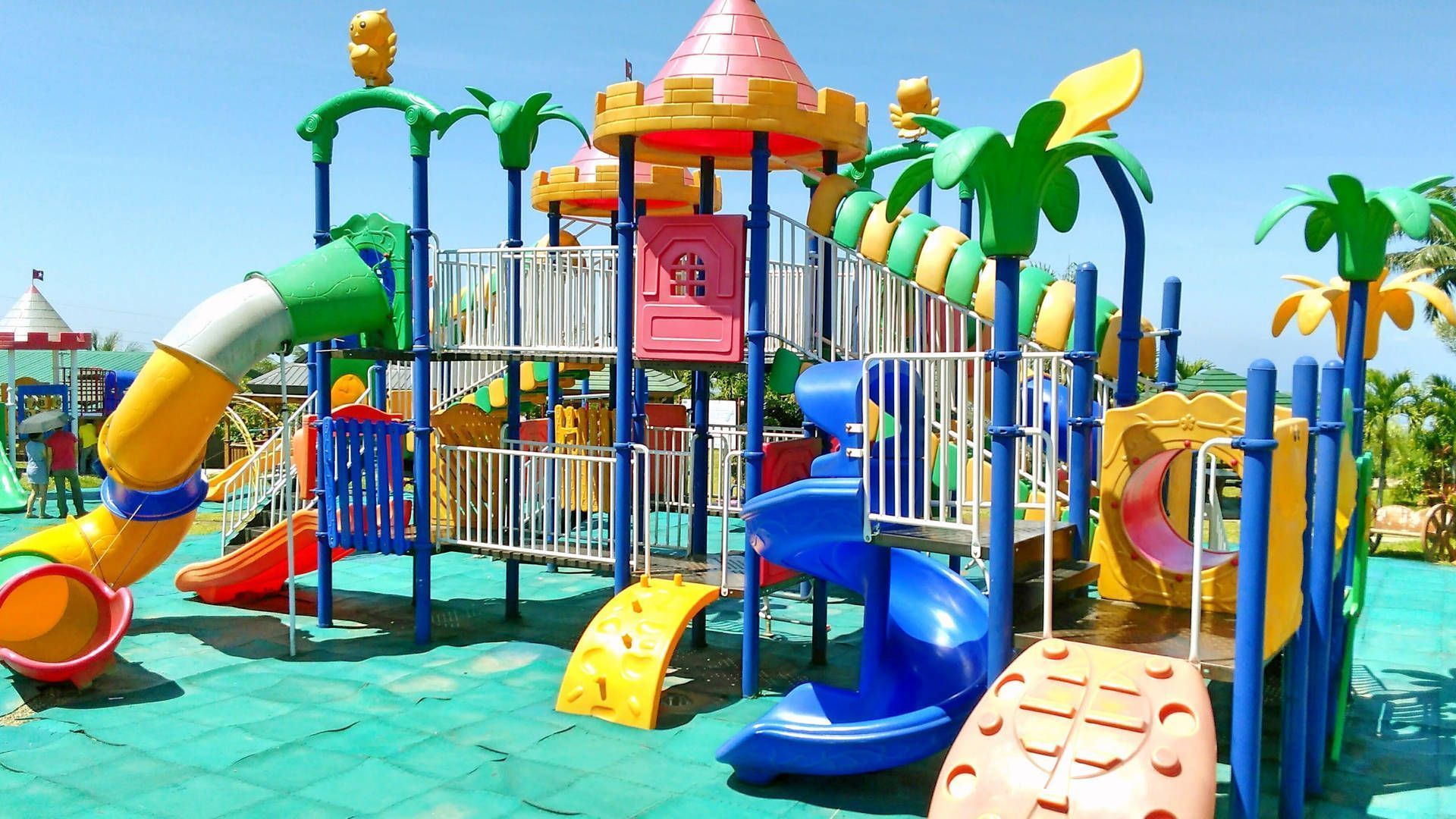 1920x1080 Download Festive Playground Equipment Wallpaper