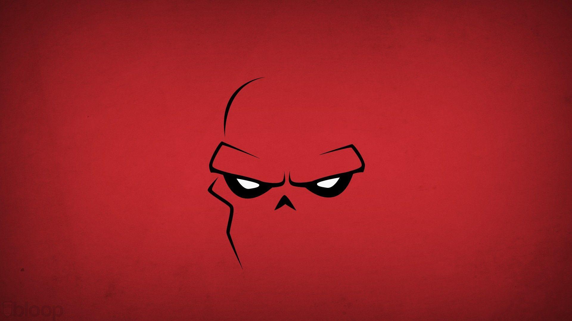 1920x1080 Red Skull Wallpaper