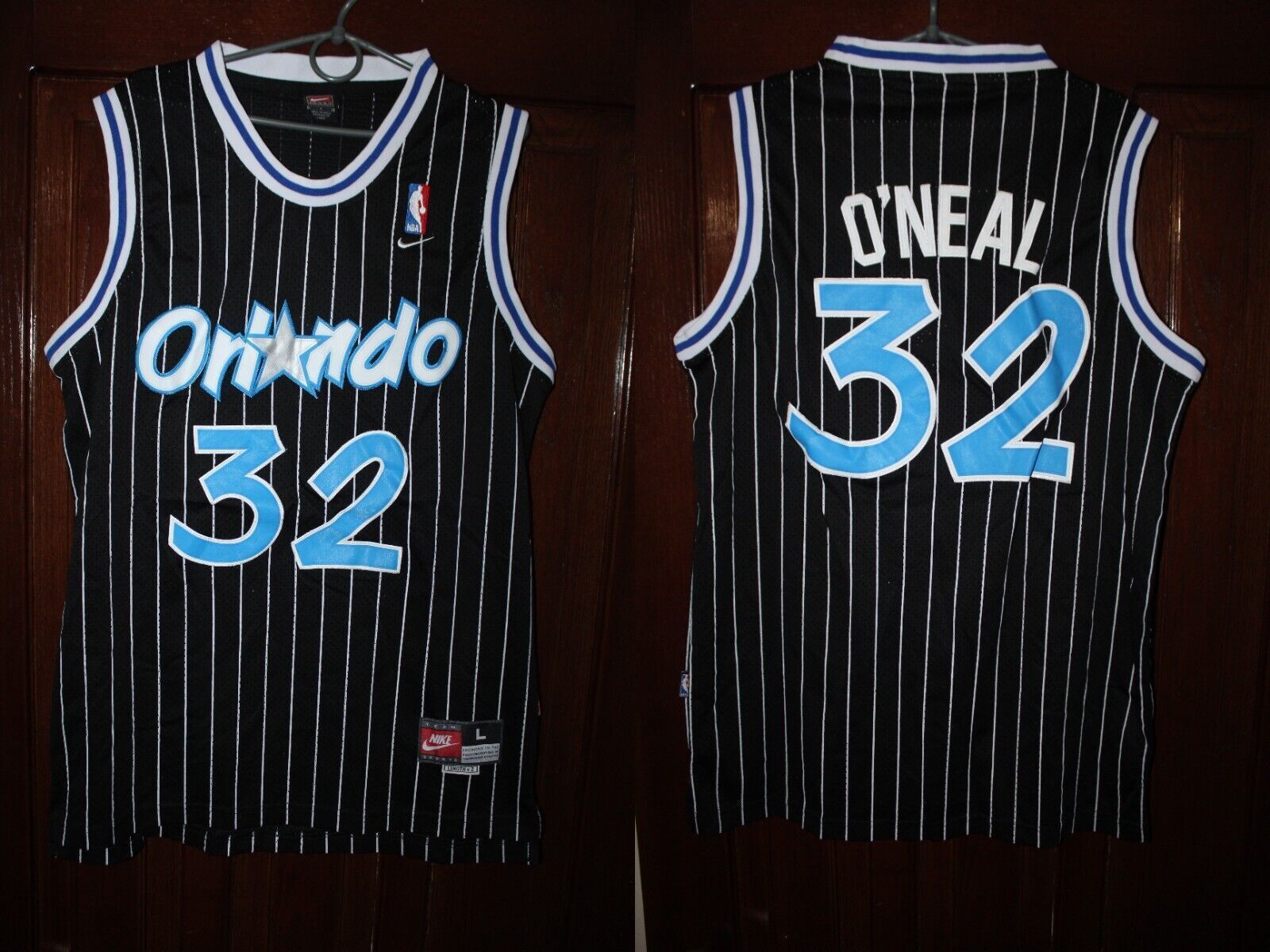 1600x1200 Orlando Magic Black O`Neal Nike Vintage Singlet Shirt Jersey Trikot Size L