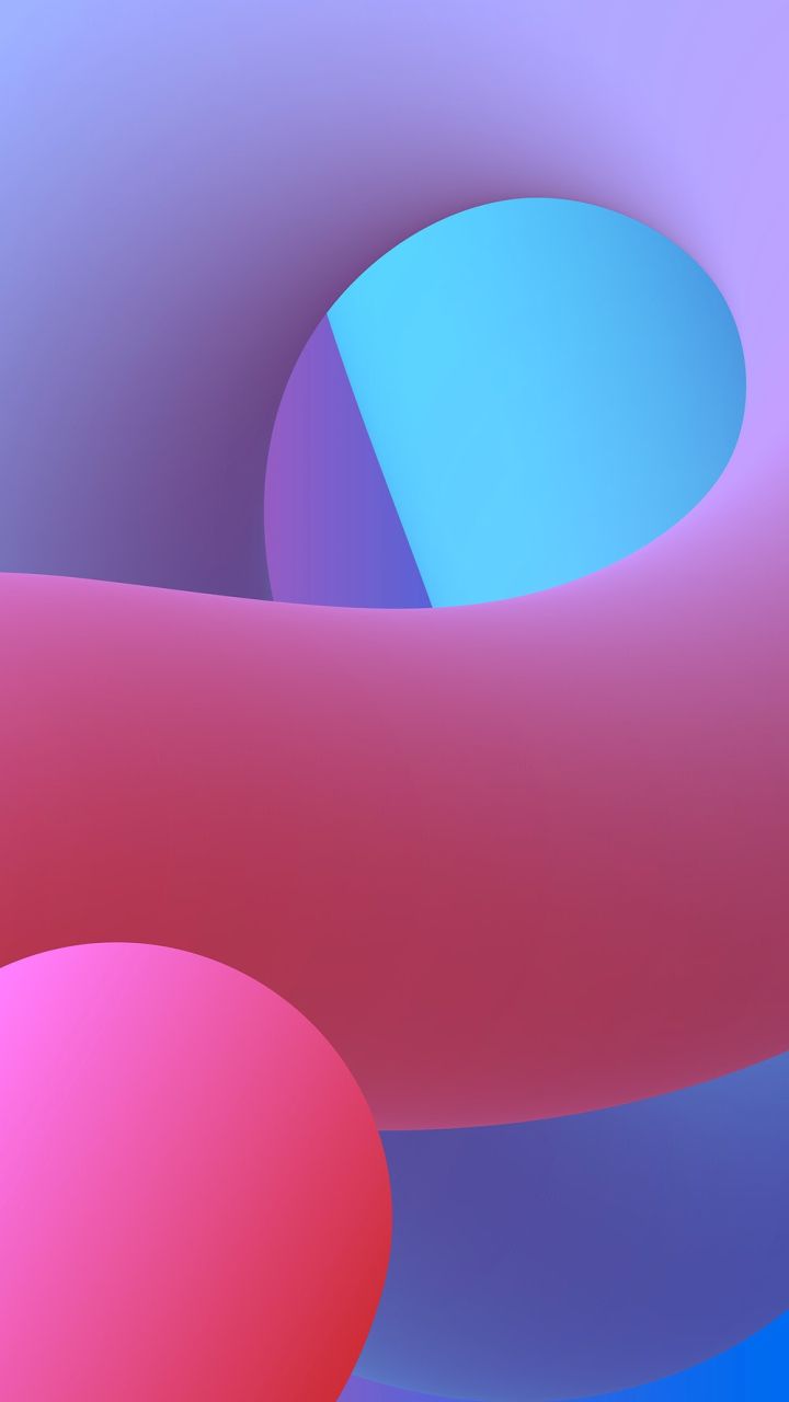 720x1280 Free: Colorful abstract phone wallpaper, 3D