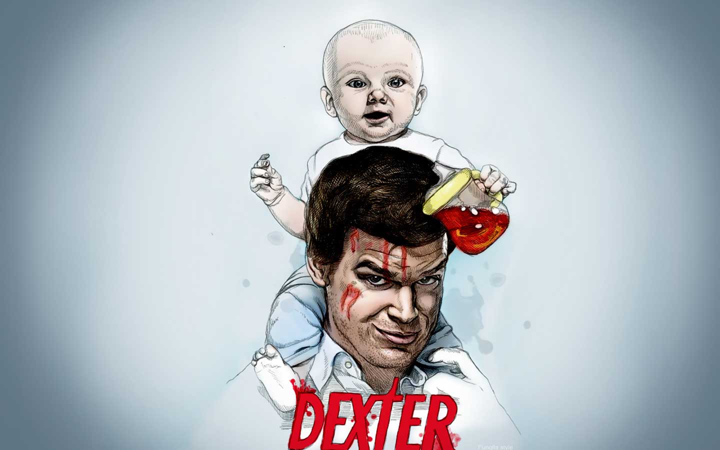 1440x900 Dexter Wallpaper Blood Splatter 1440x900