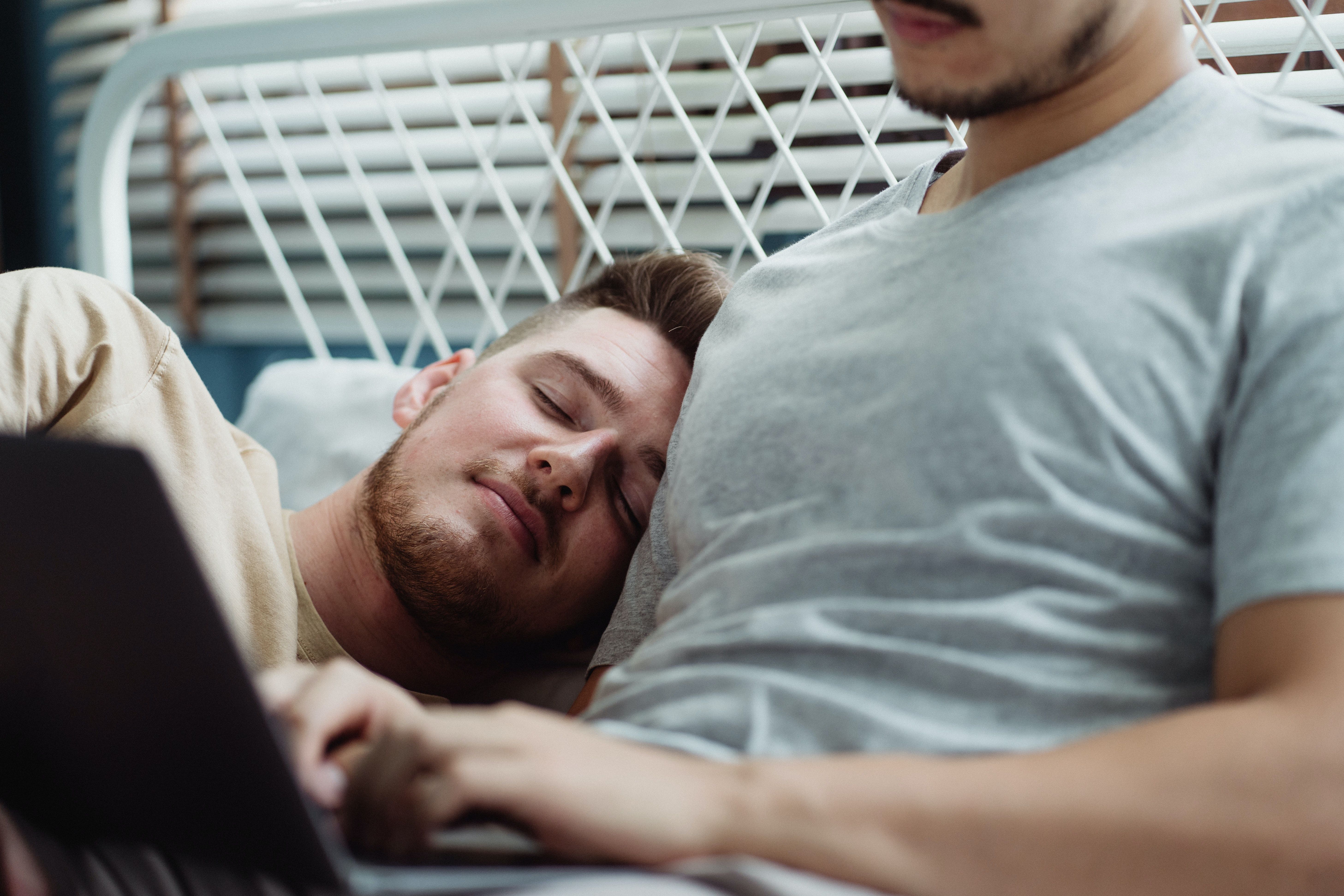 5827x3885 Sleeping Man Wallpaper