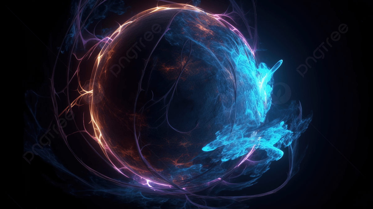 1200x673 Cosmic Vortices And Nebulae Surround 3D Neon Earth Background, Technology Earth, Earth Background, Orbit Background Image And Wallpaper for Free Download