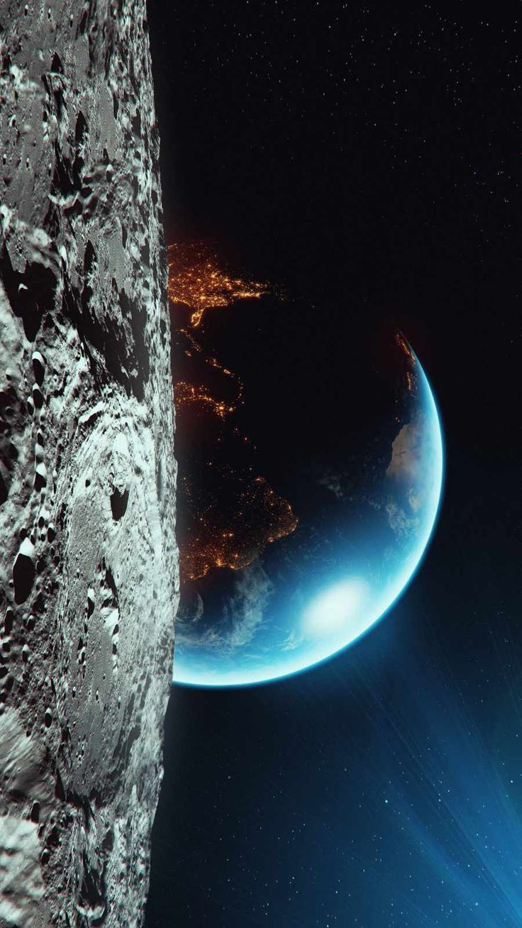 736x1308 Space Wallpaper Wallpaper : iPhone Wallpaper. Free iphone wallpaper, Earth from moon, iPhone wallpaper