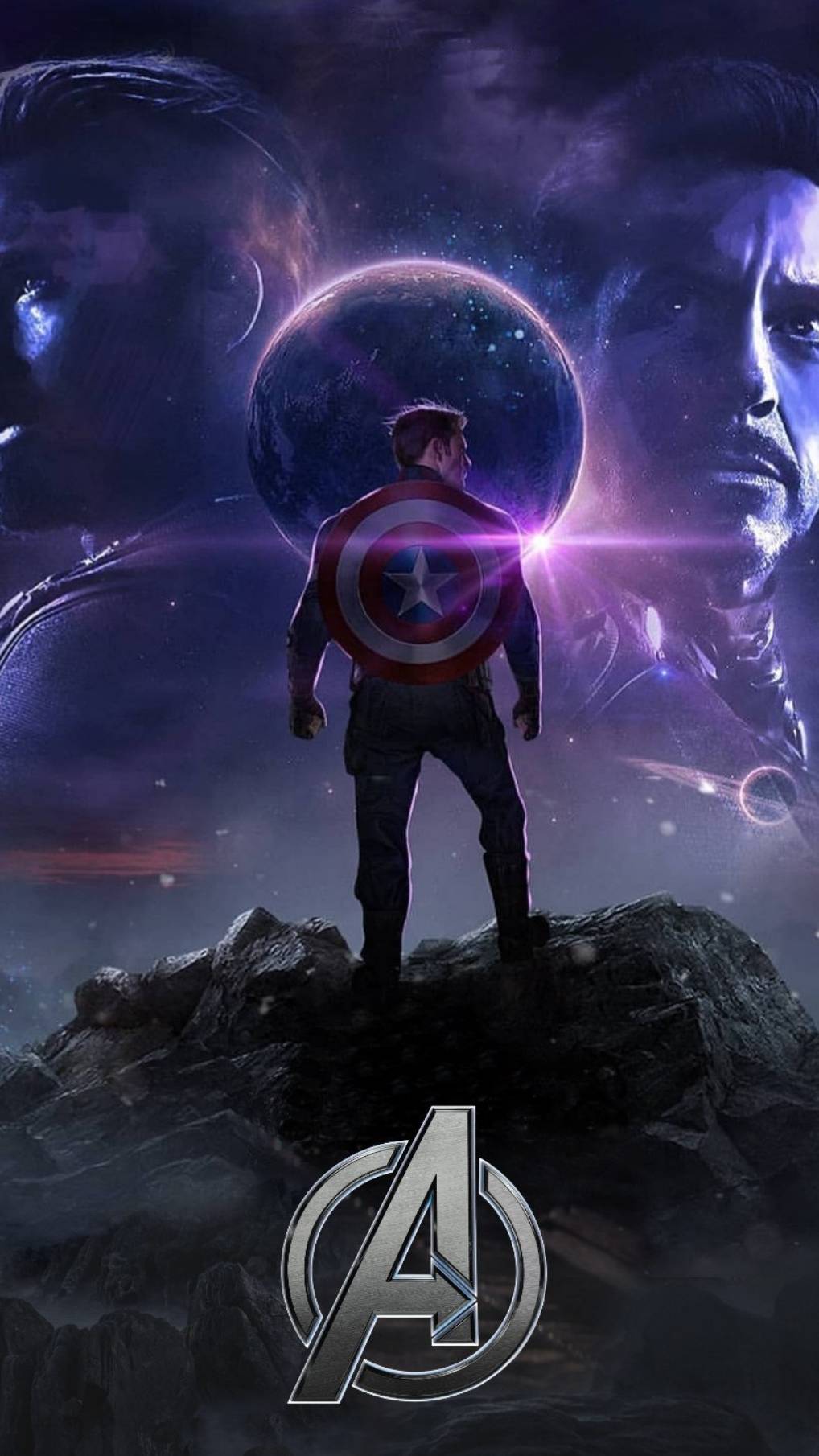 1018x1810 Avengers Endgame Captain America Titan Planet iPhone
