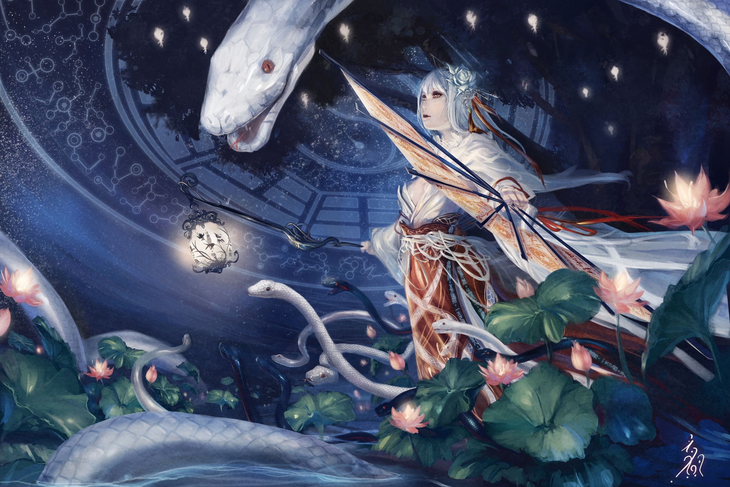 2400x1600 Fantasy Oriental HD Wallpaper
