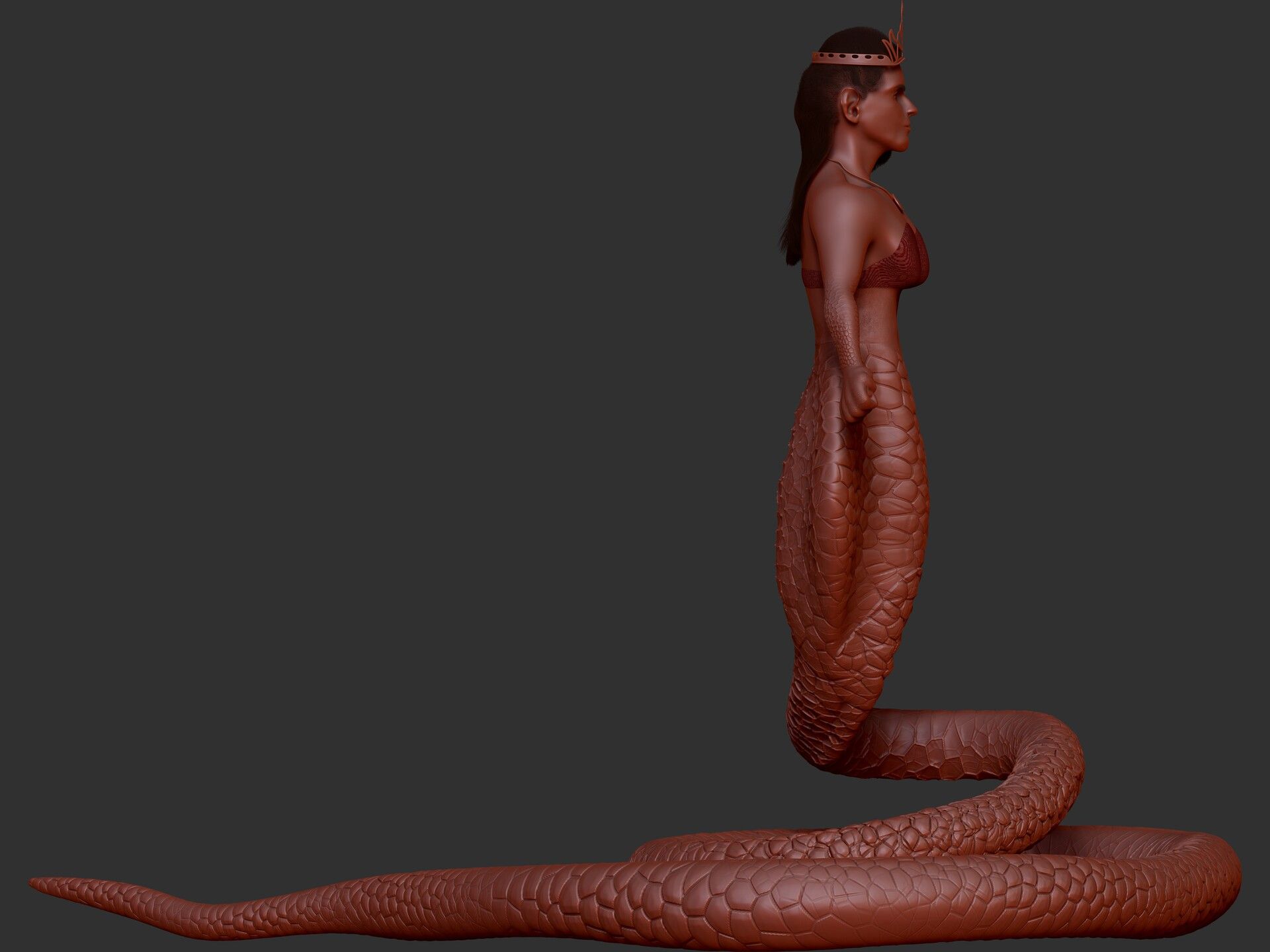 1920x1440 Snake girl