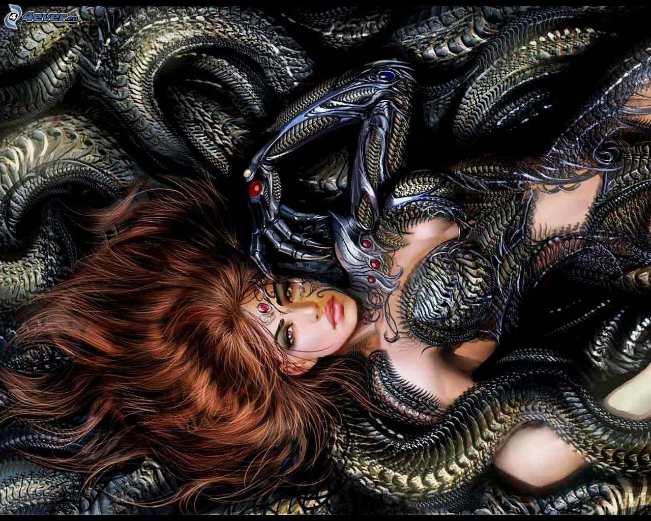 1280x1024 Fantasy woman