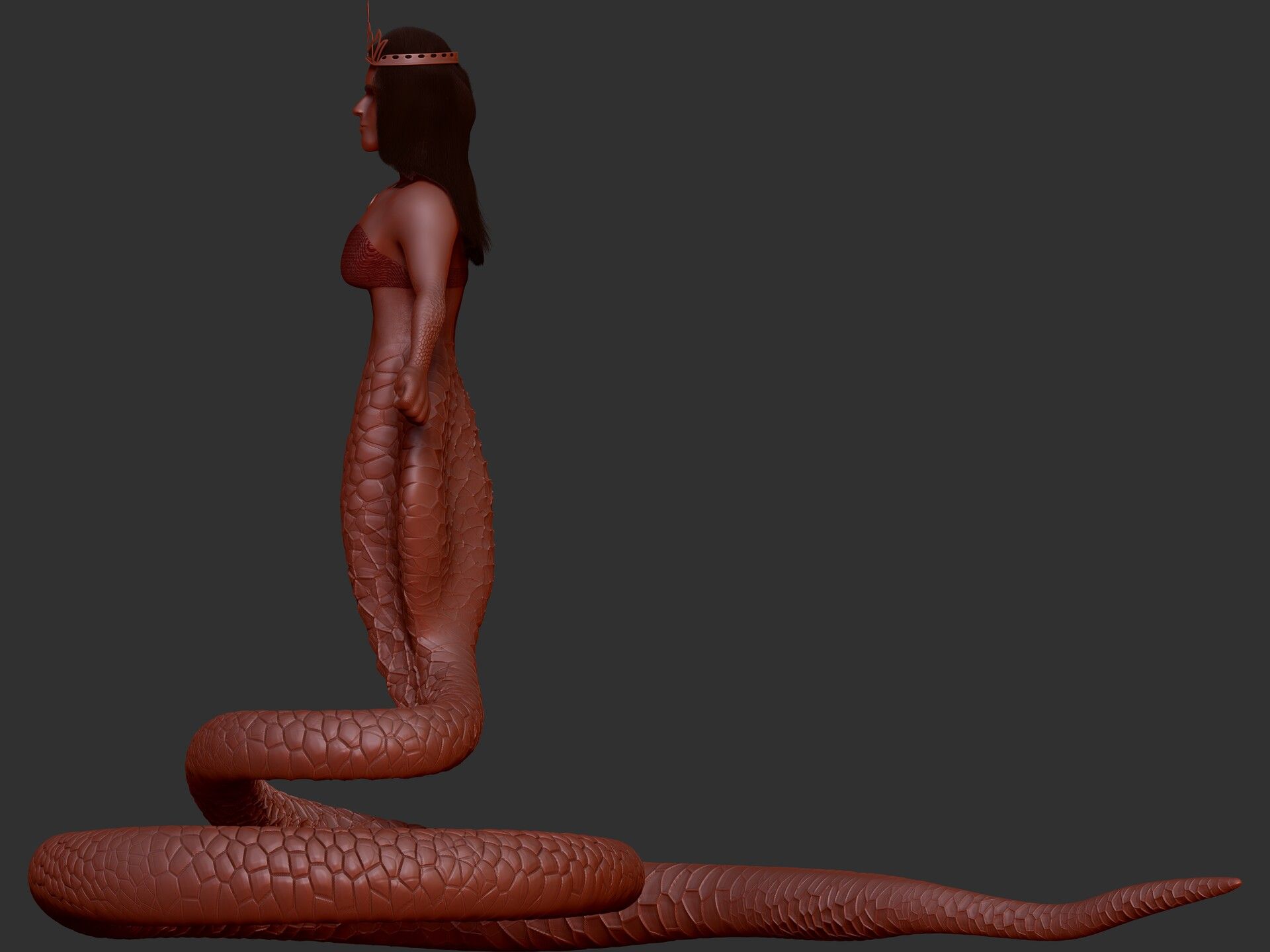 1920x1440 Snake girl