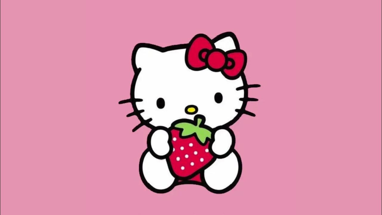 1280x720 Hours of Pink Hello Kitty Background. Backdrop. Wallpaper. ScreensaverK HD