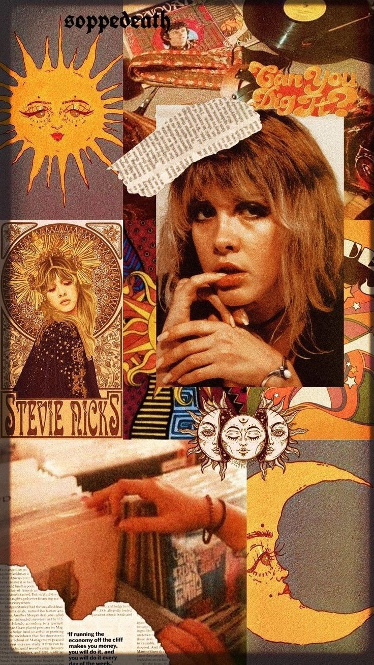 736x1307 Vintage Wallpaper. Stevie nicks, Stevie, Hippie wallpaper