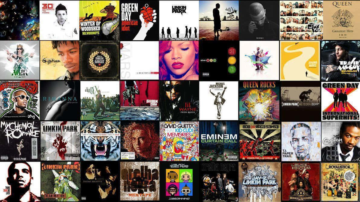 1192x670 Download Vintage Music Album Cover Art Wallpaper