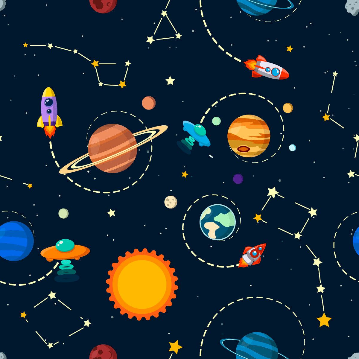 1200x1200 Dark Space Pattern Wallpaper buy at the best price with delivery