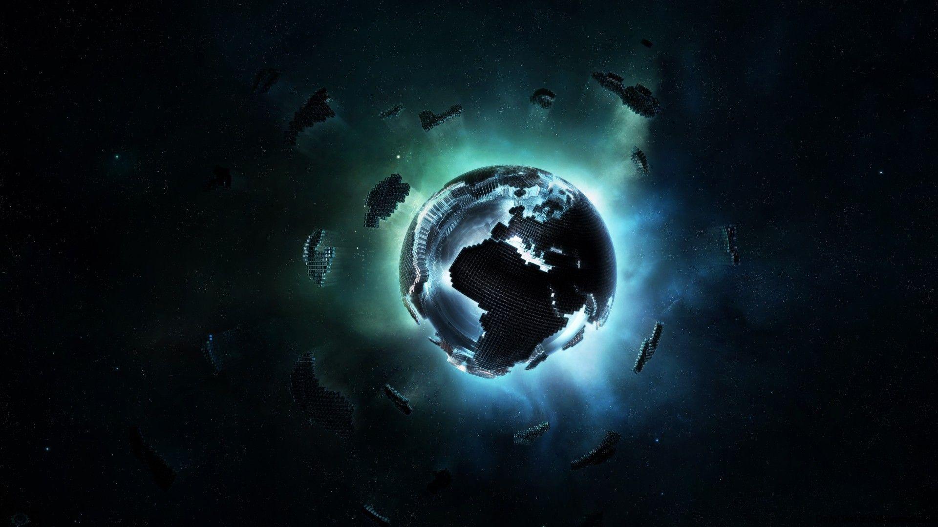 1920x1080 Pixel Earth Wallpaper