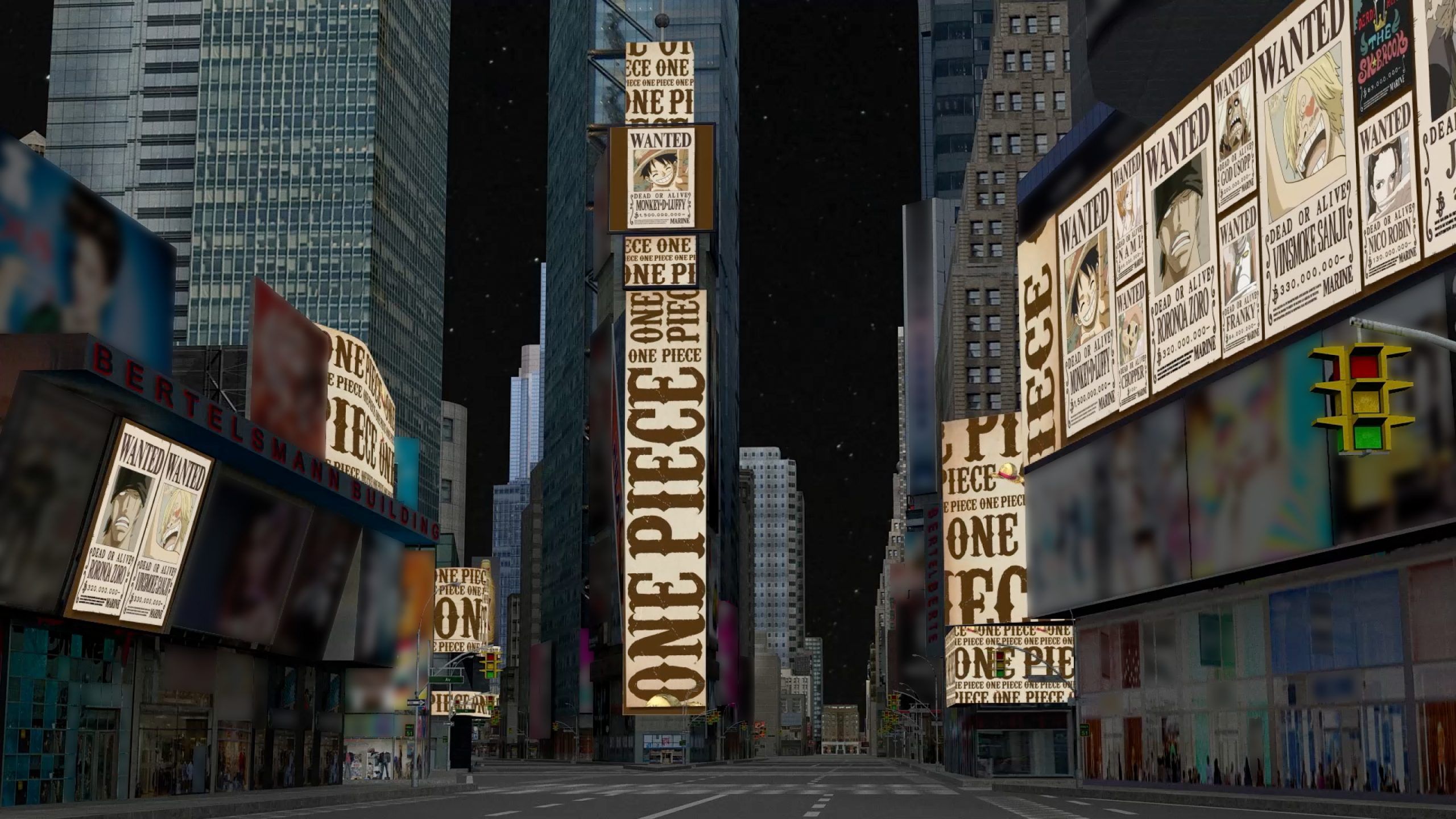 2560x1440 ONE PIECE FILM RED New York Times Square Takeover Official 04 Trending. Your Voice In Anime!