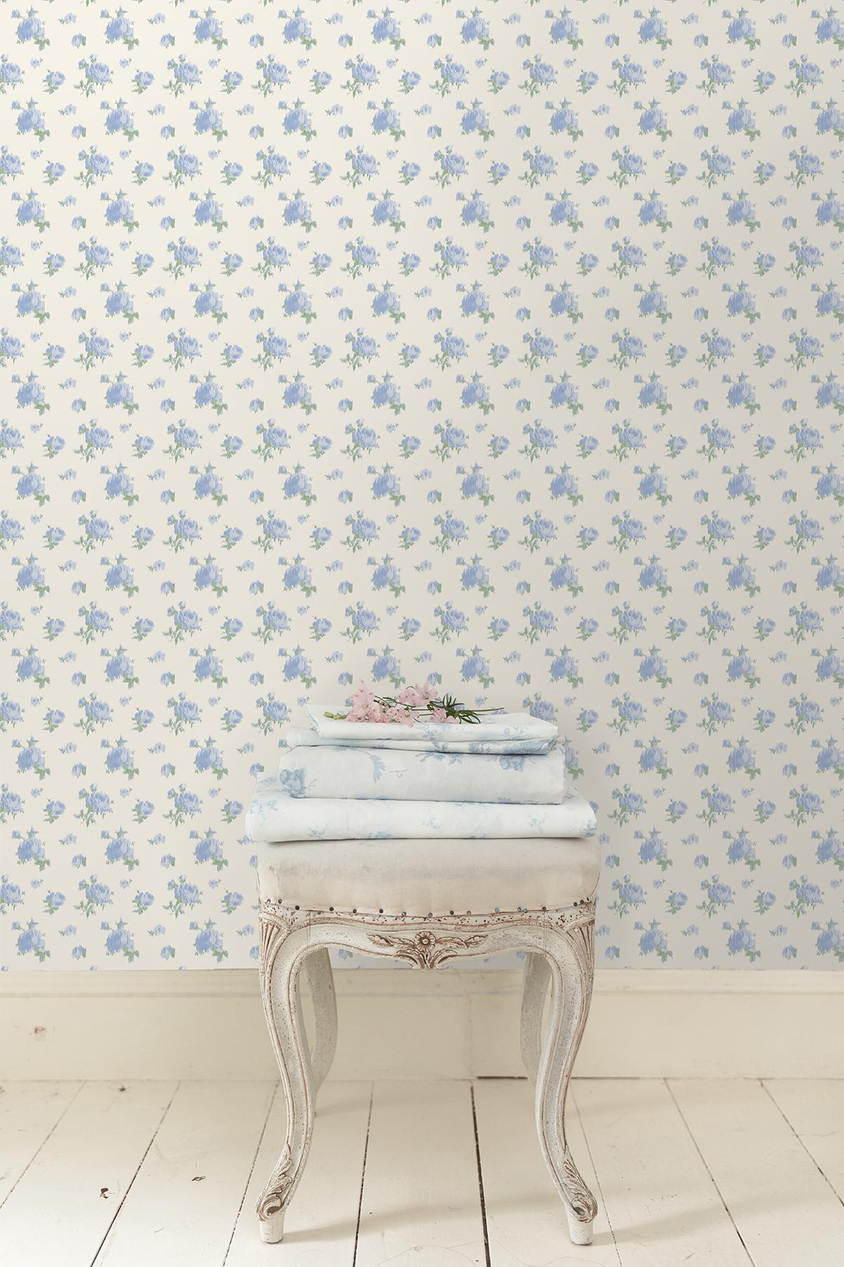 1200x1800 A Street Prints Ikat Rose Small Print Blue Wallpaper