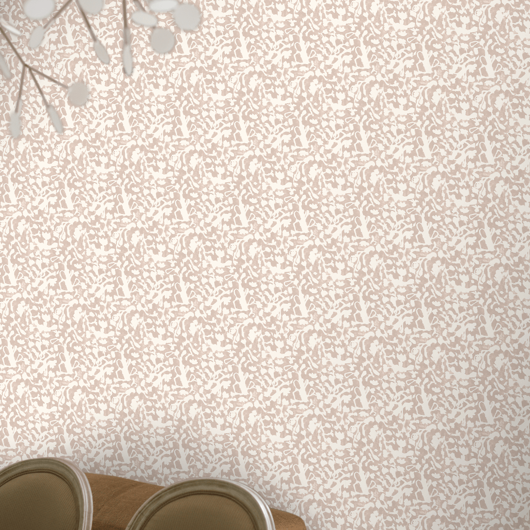 1080x1080 Floral Fauna Warm Sand Small Wallpaper