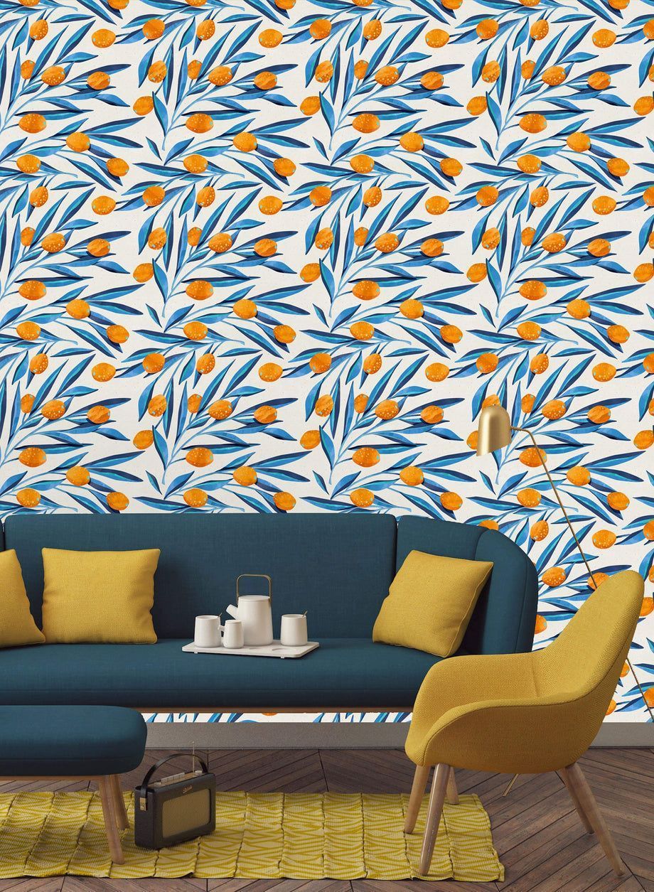 920x1255 Kumquat Pattern Wallpaper buy at the best price with delivery