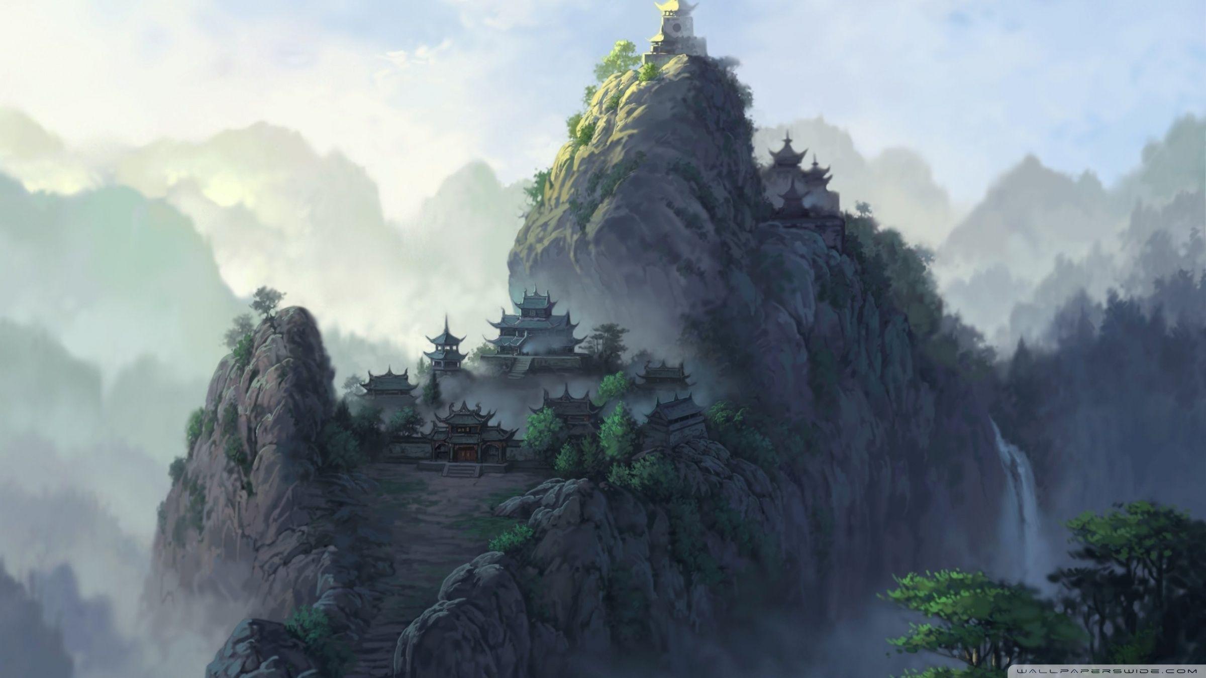 2400x1350 Ancient Japanese Temples ❤ 4K HD Desktop Wallpaper for 4K Ultra HD